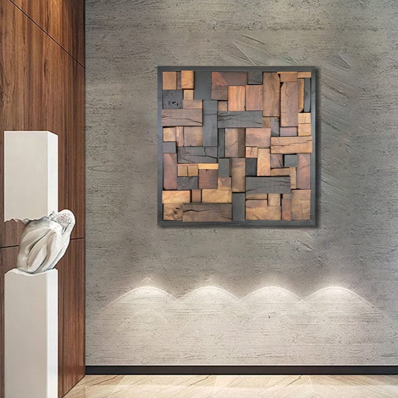 WOODEN STYLE 28.7"x28.7"