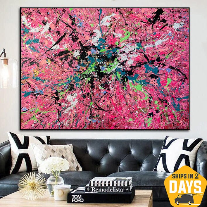 PINK SPLASH 39.4"x54"