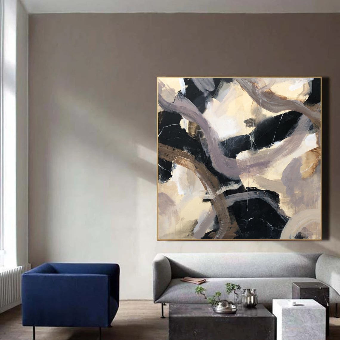 STRANGE SHAPES 45.3"x45.3"