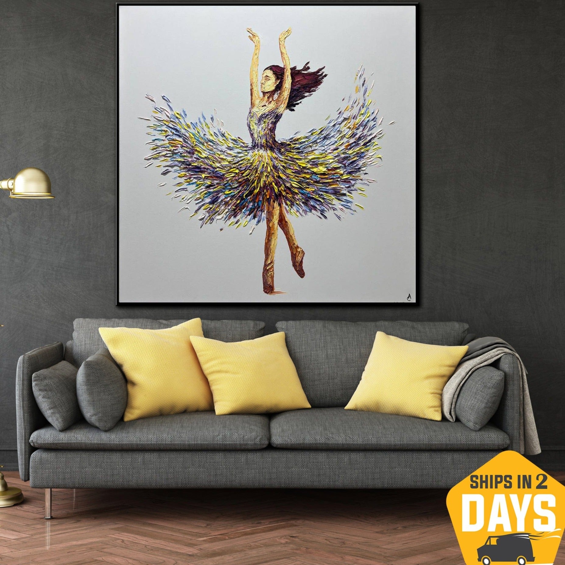 BALLERINA ROSE 26"x26"