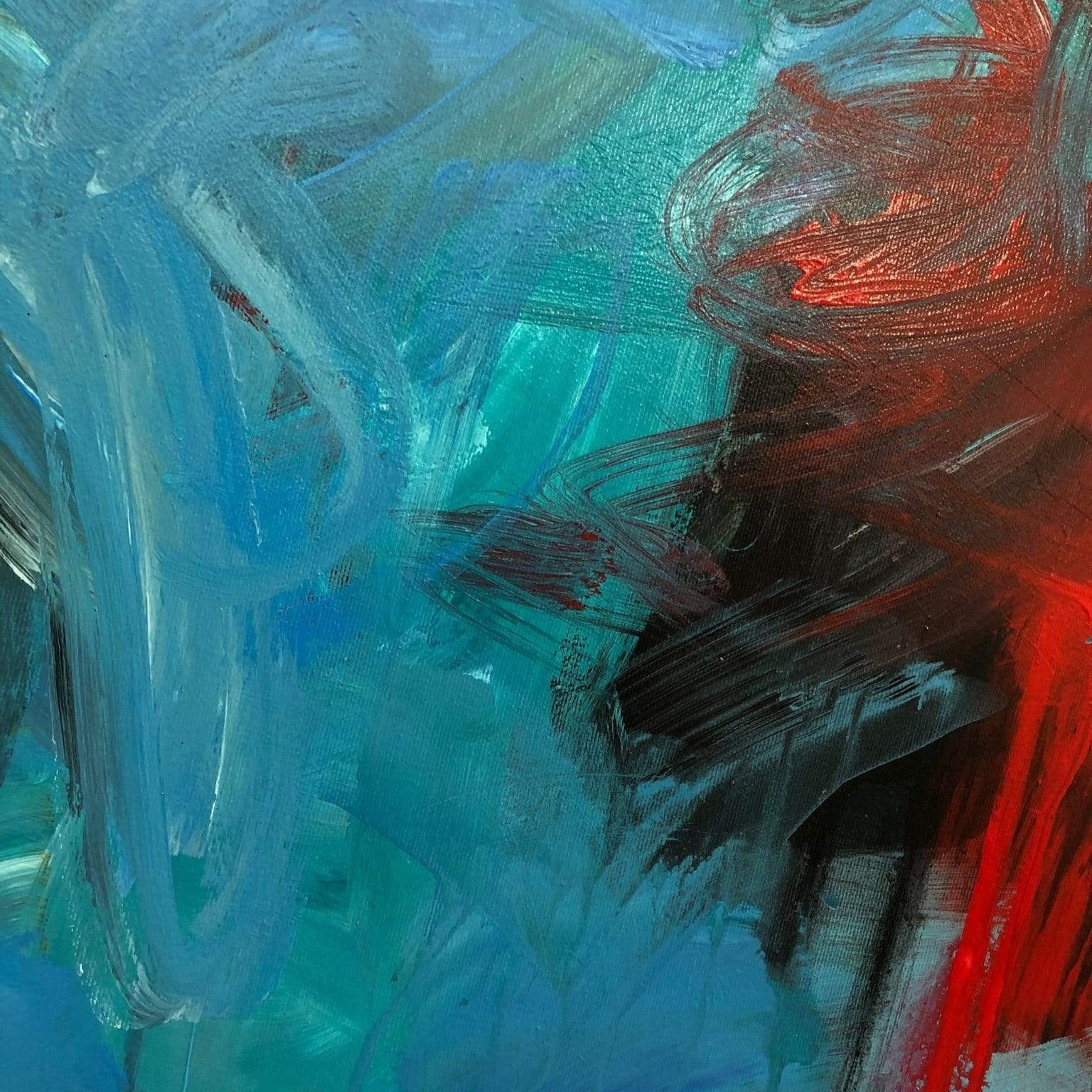 BLUE CURACAO 40"x40"