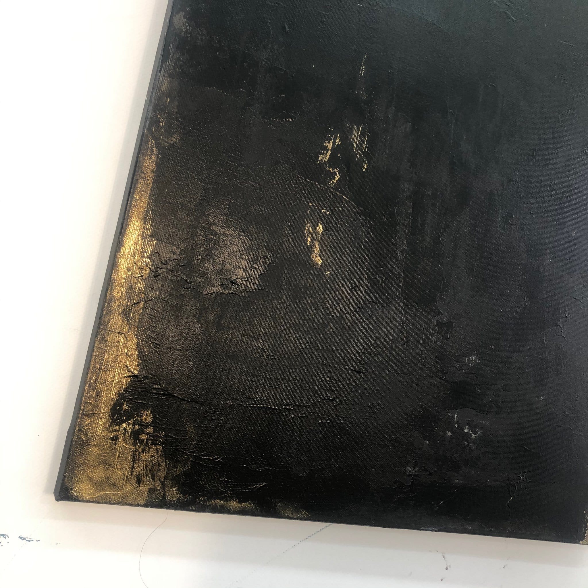 Black abstract painting DARK ROOM