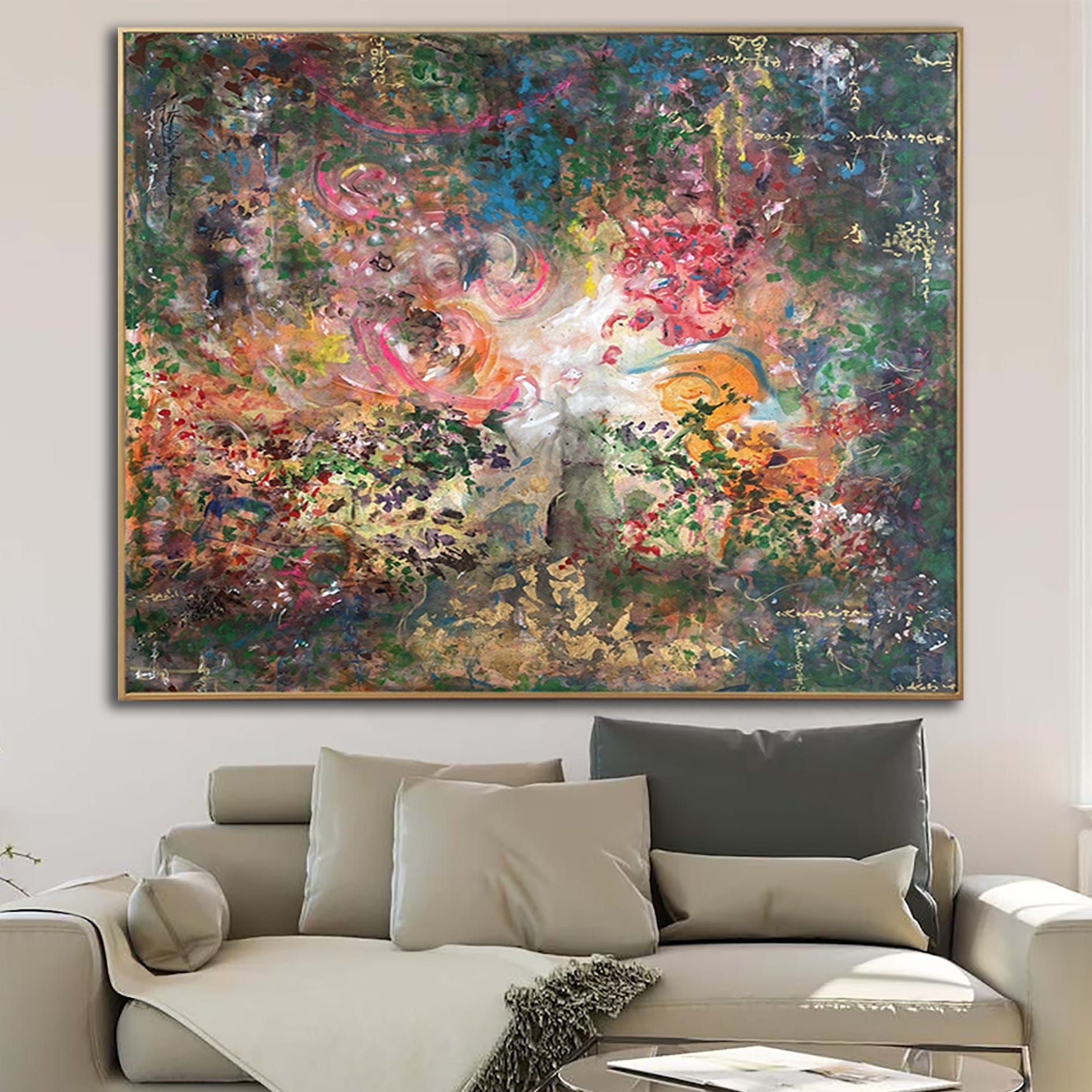 Large Abstract Wall Art, Modern Artwork For Living Room