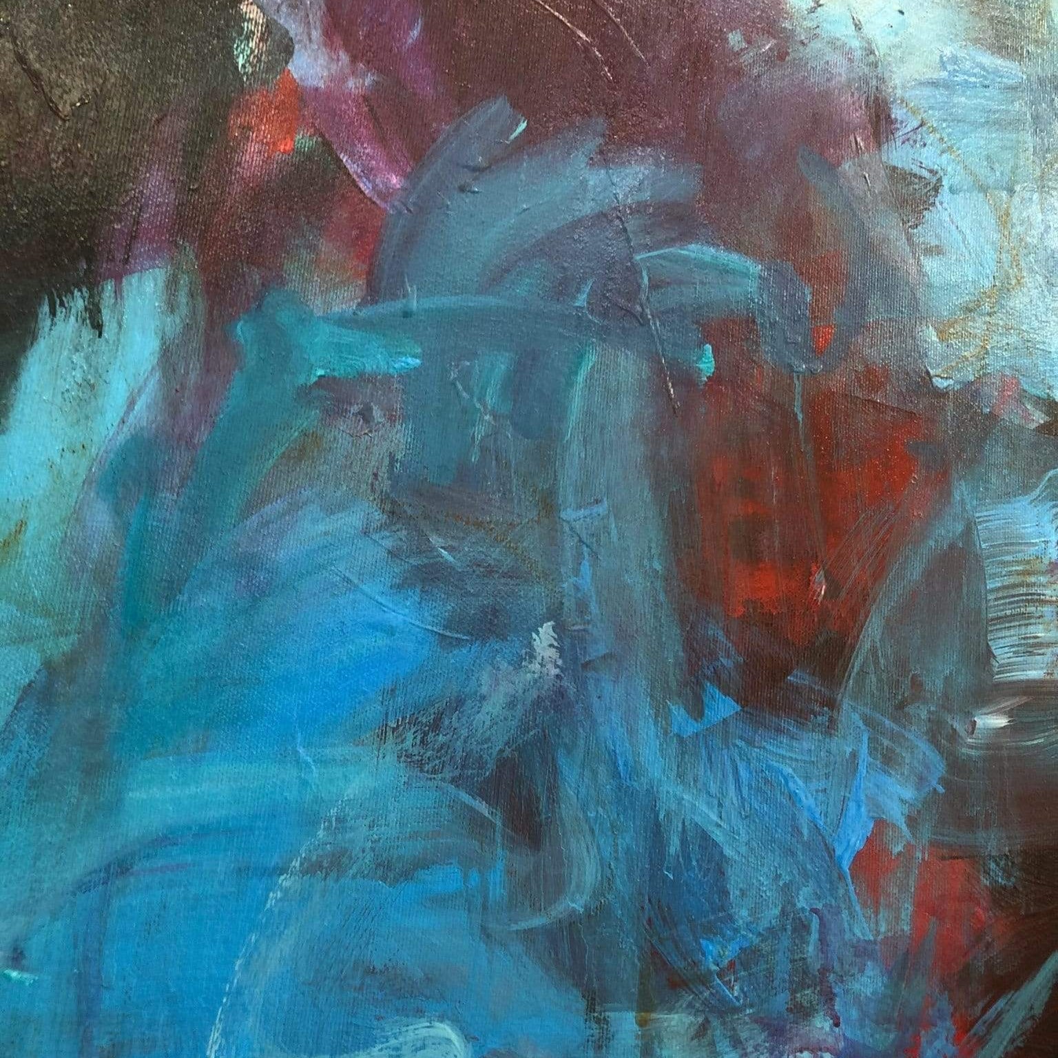 BLUE CURACAO 40"x40"