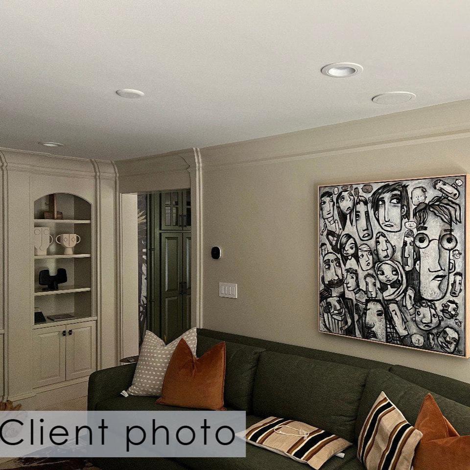 Figurative abstract art CLOSE PEOPLE