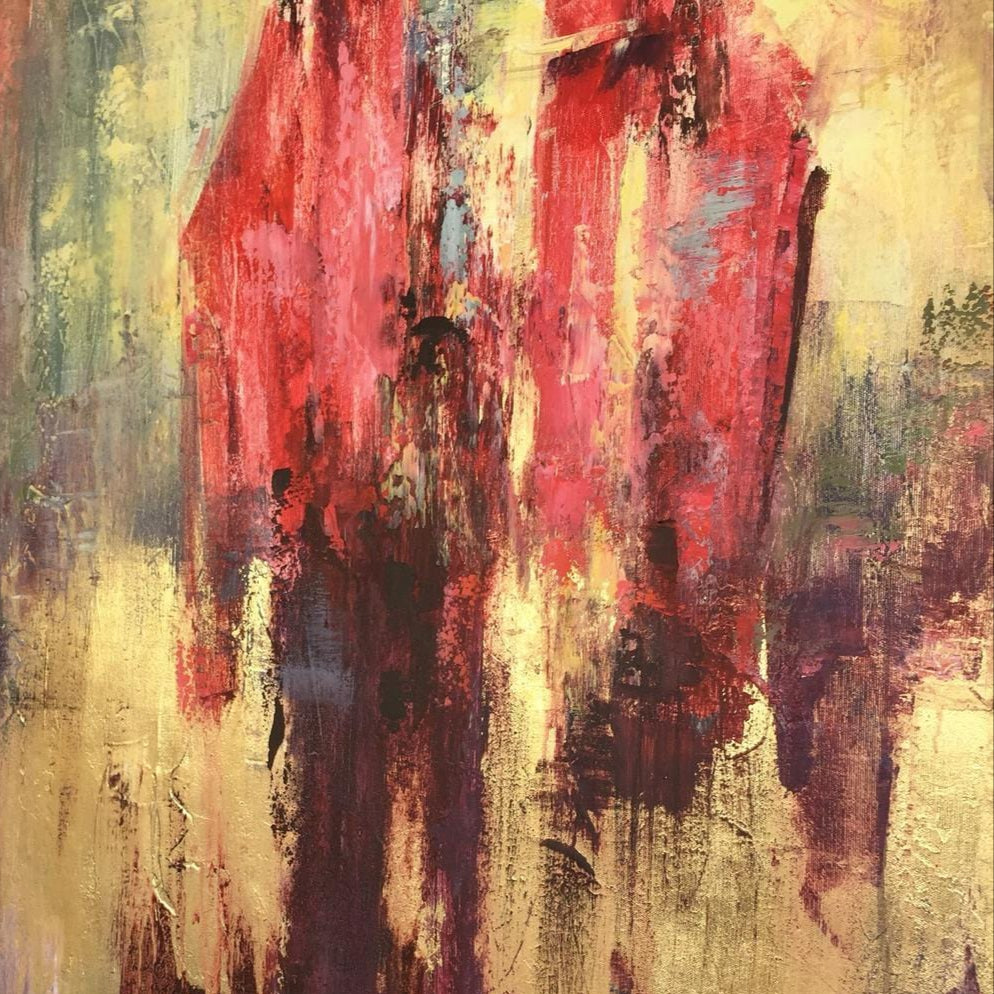 Figurative dynamic modern artwork EASTERN DREAMS