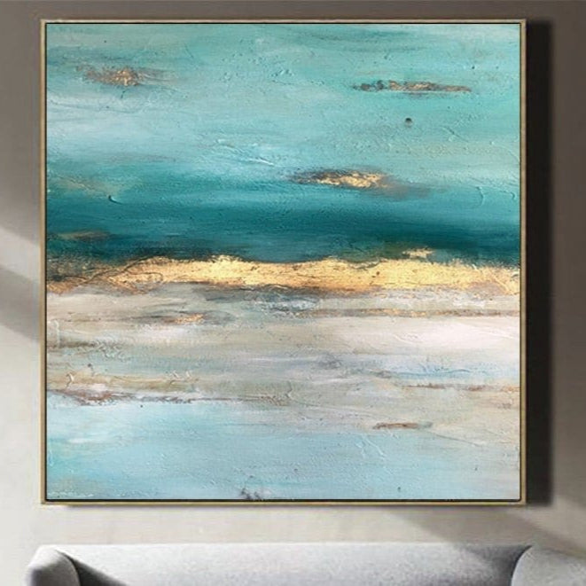 Serene horizon abstract art SUNSET OVERDRIVE