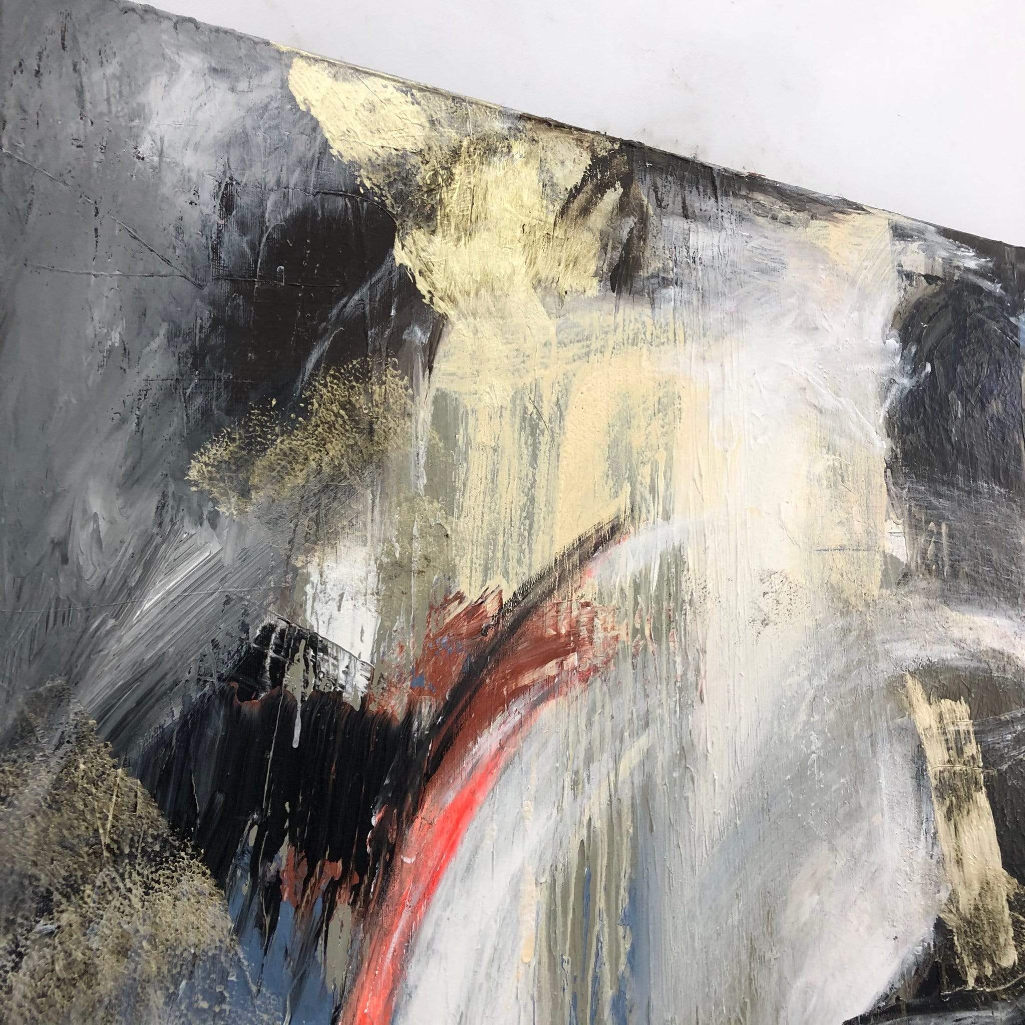 GREEN WATERFALL 40"x40"