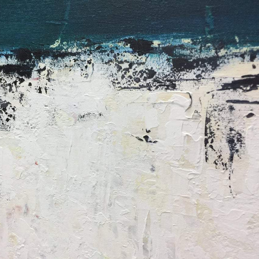 Abstract landscape canvas art ON THE BORDER OF TIME