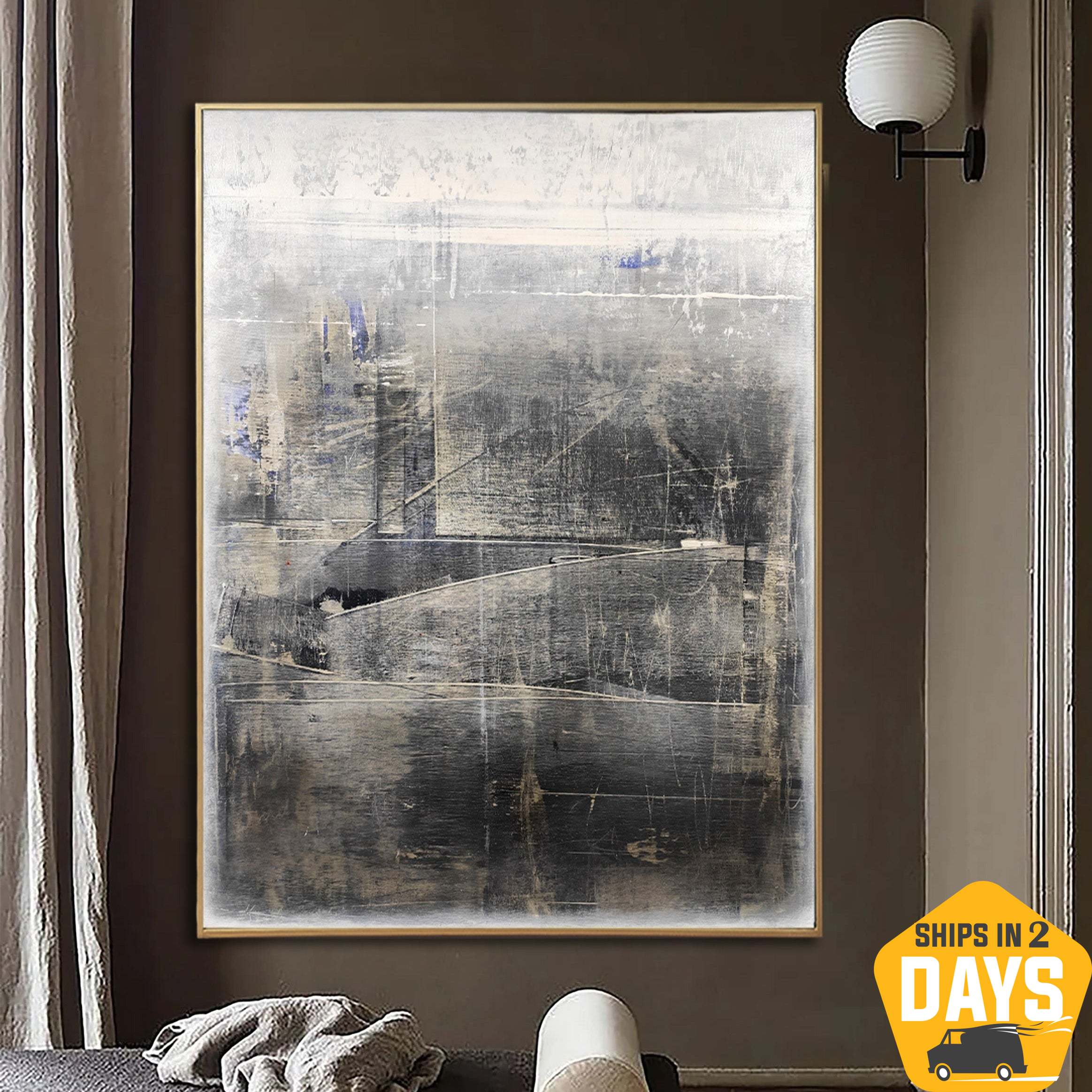 Abstract painting texture ASSOCIATION 116 31.49"x23.62"