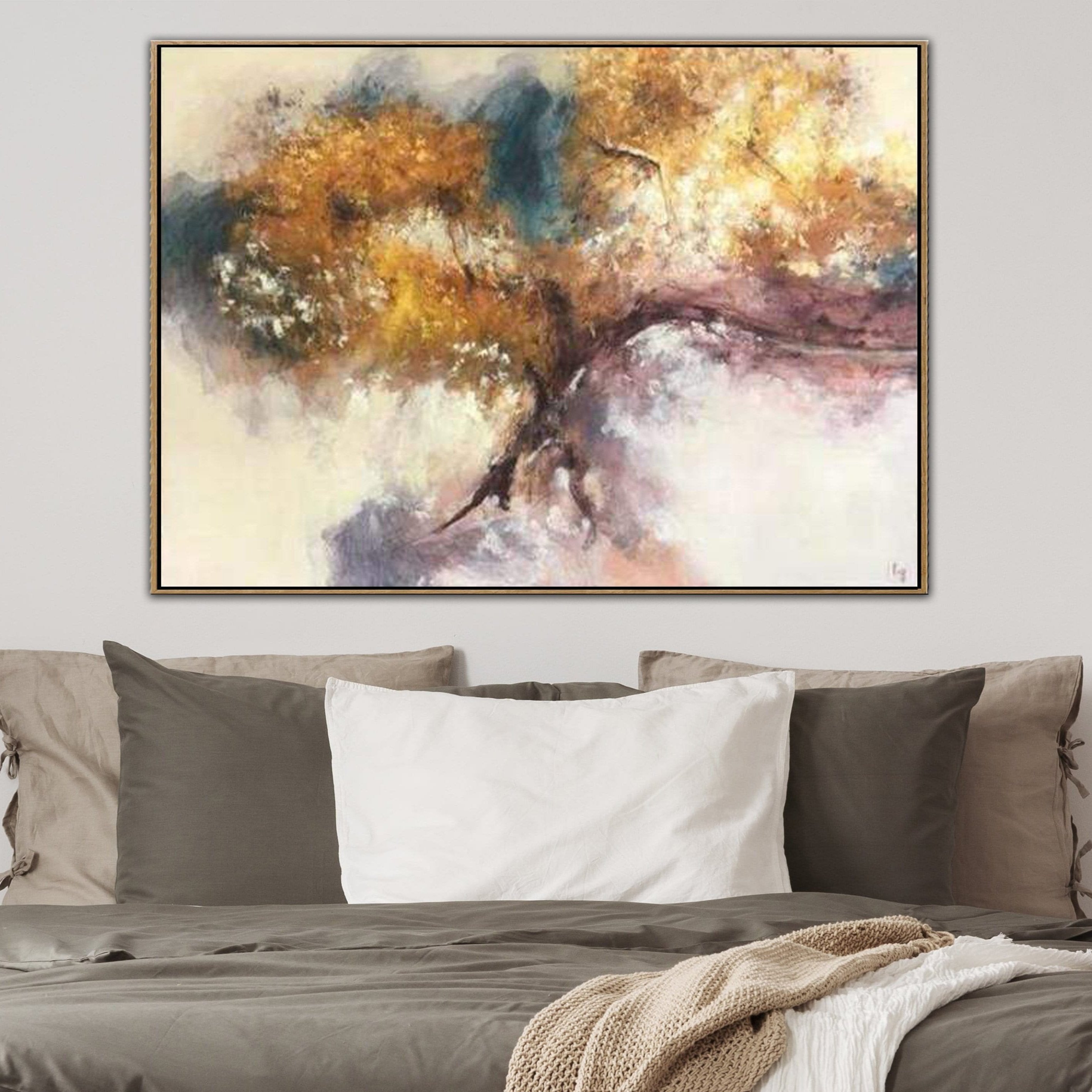 Abstract colorful tree painting DRAGON TREE