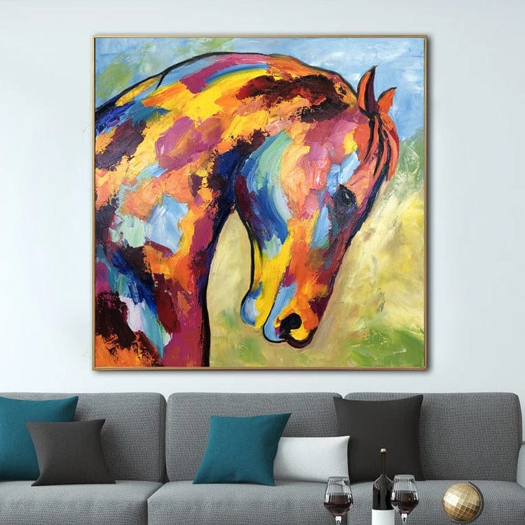 RAINBOW HORSE Unstretched
