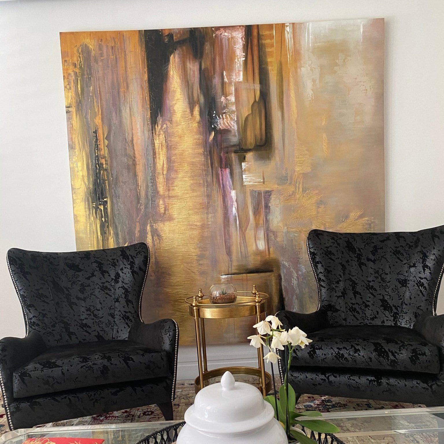 Oversized painting RADIANCE OF ETERNITY