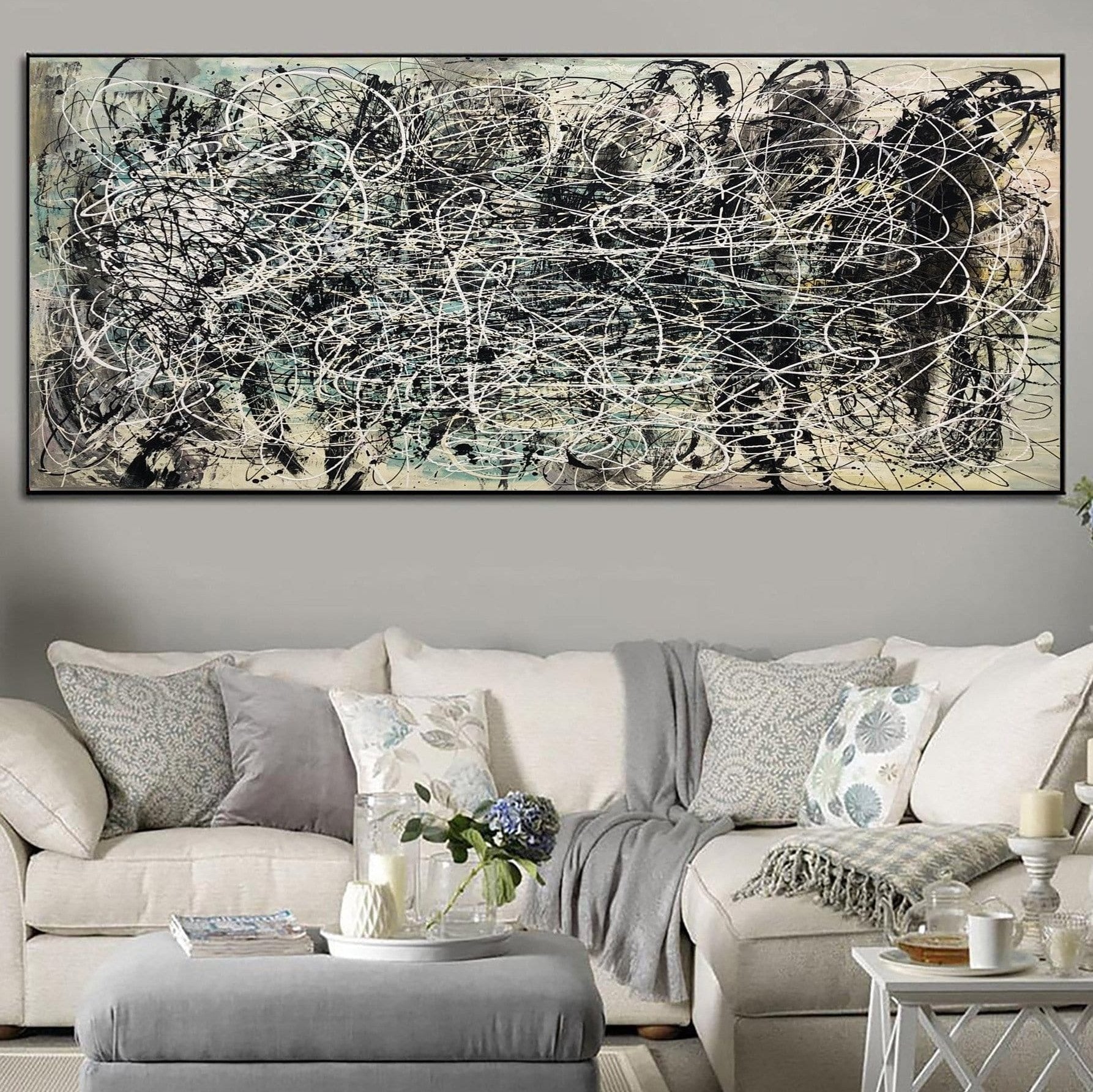 Jackson pollock abstract art GHOSTLY VISION