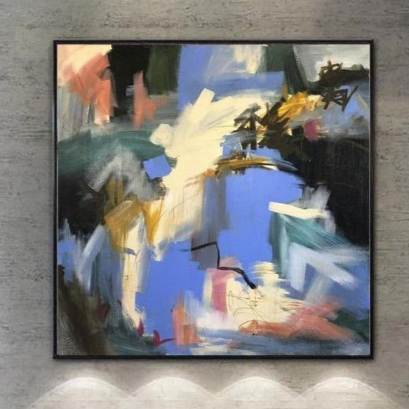 STAINED GLASS 46"x46" | 117x117 cm Stretched