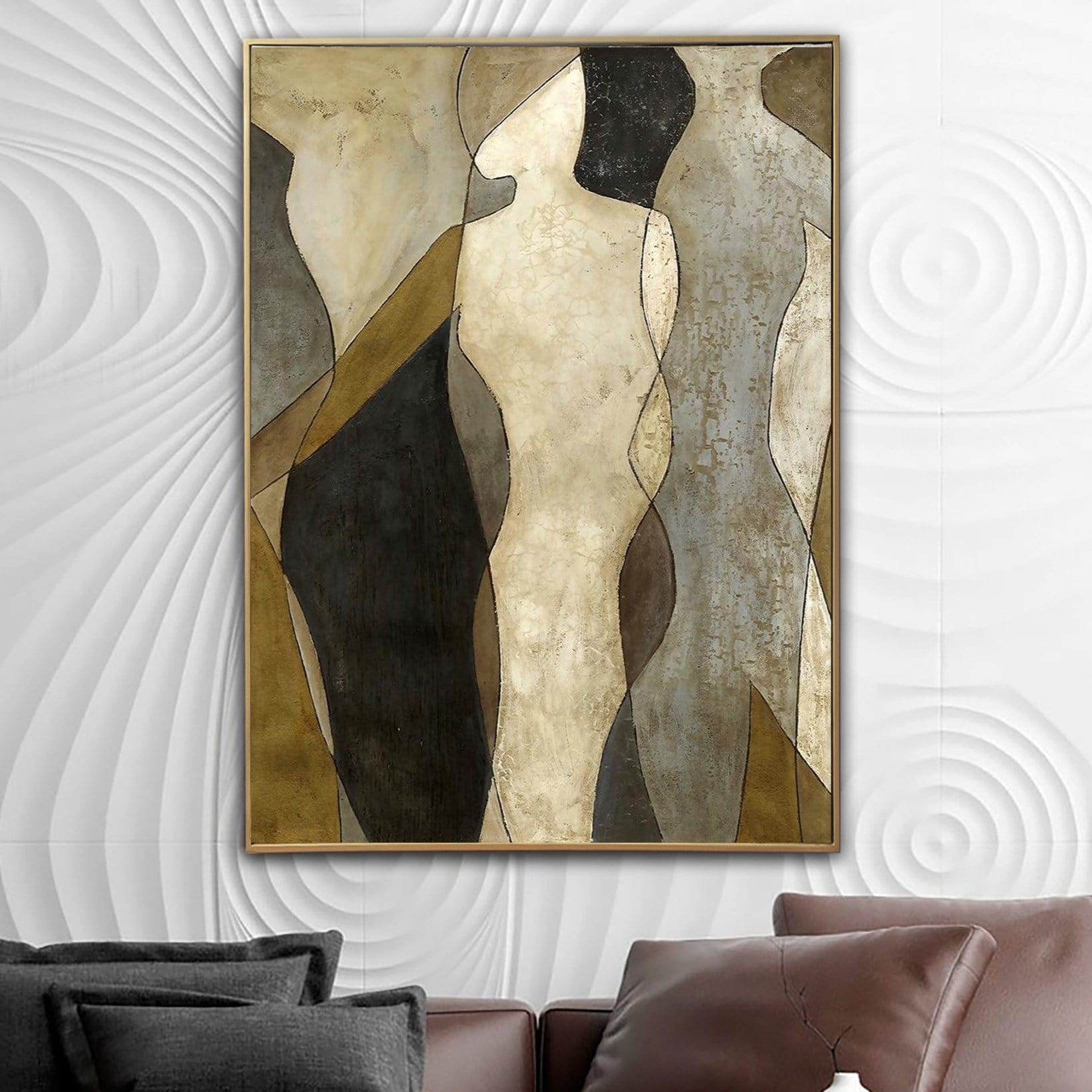 Figurative abstract romantic art SOUL REFLECTION