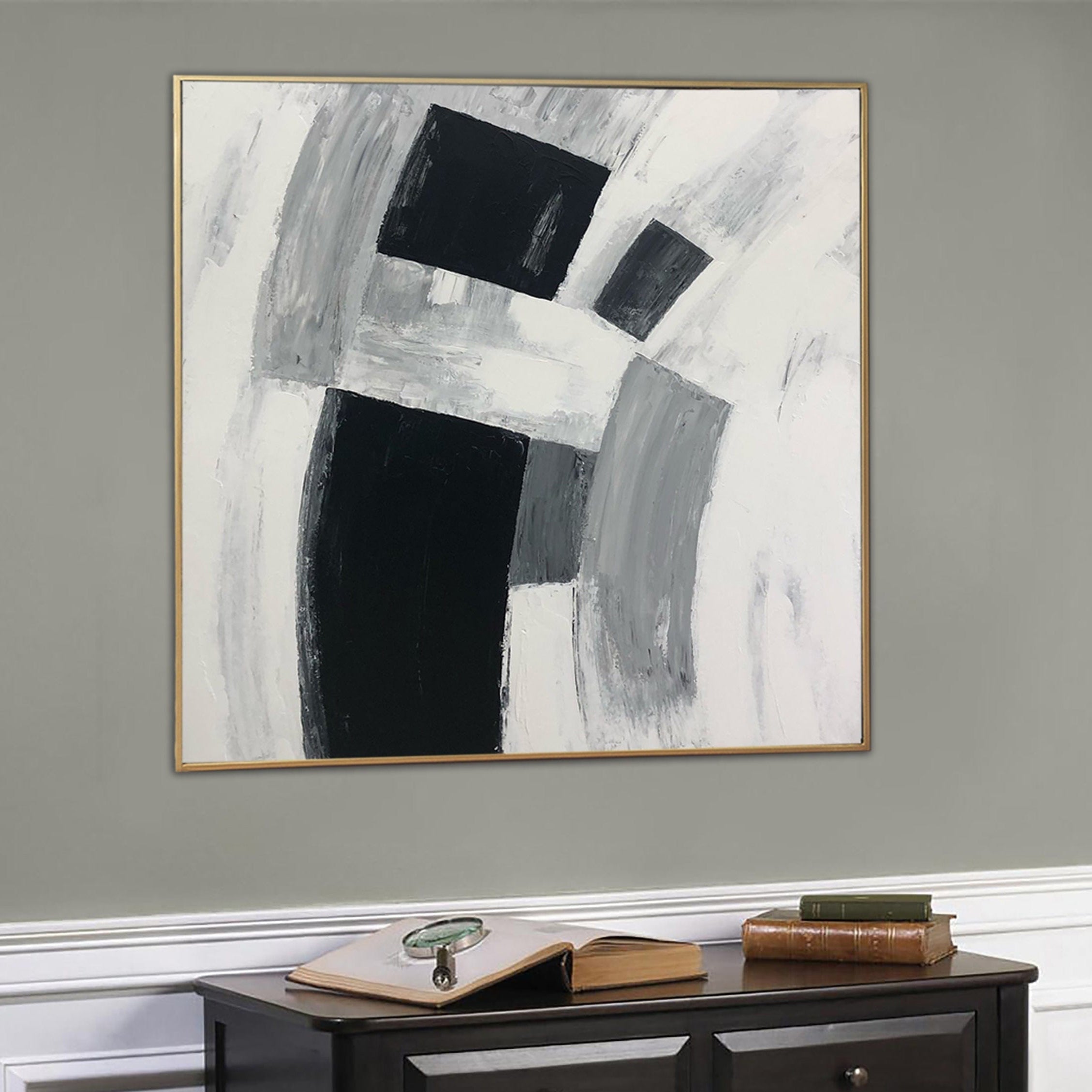 SILENT SHAPES 46"x46"