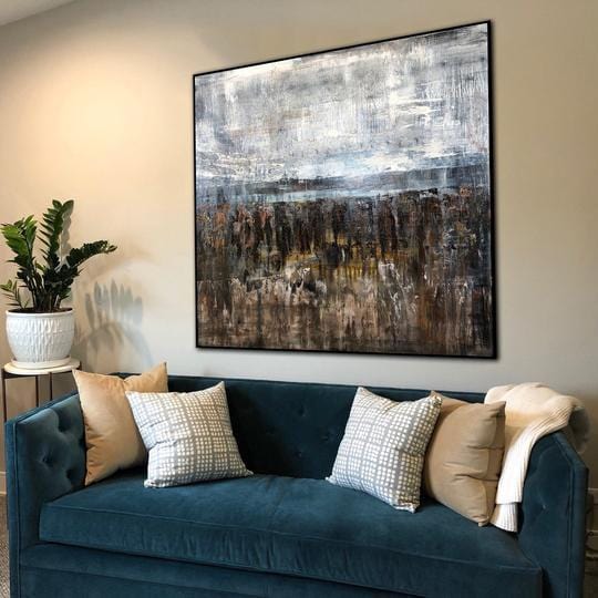 Large Canvas Wall Art ALONG THE CLIFF