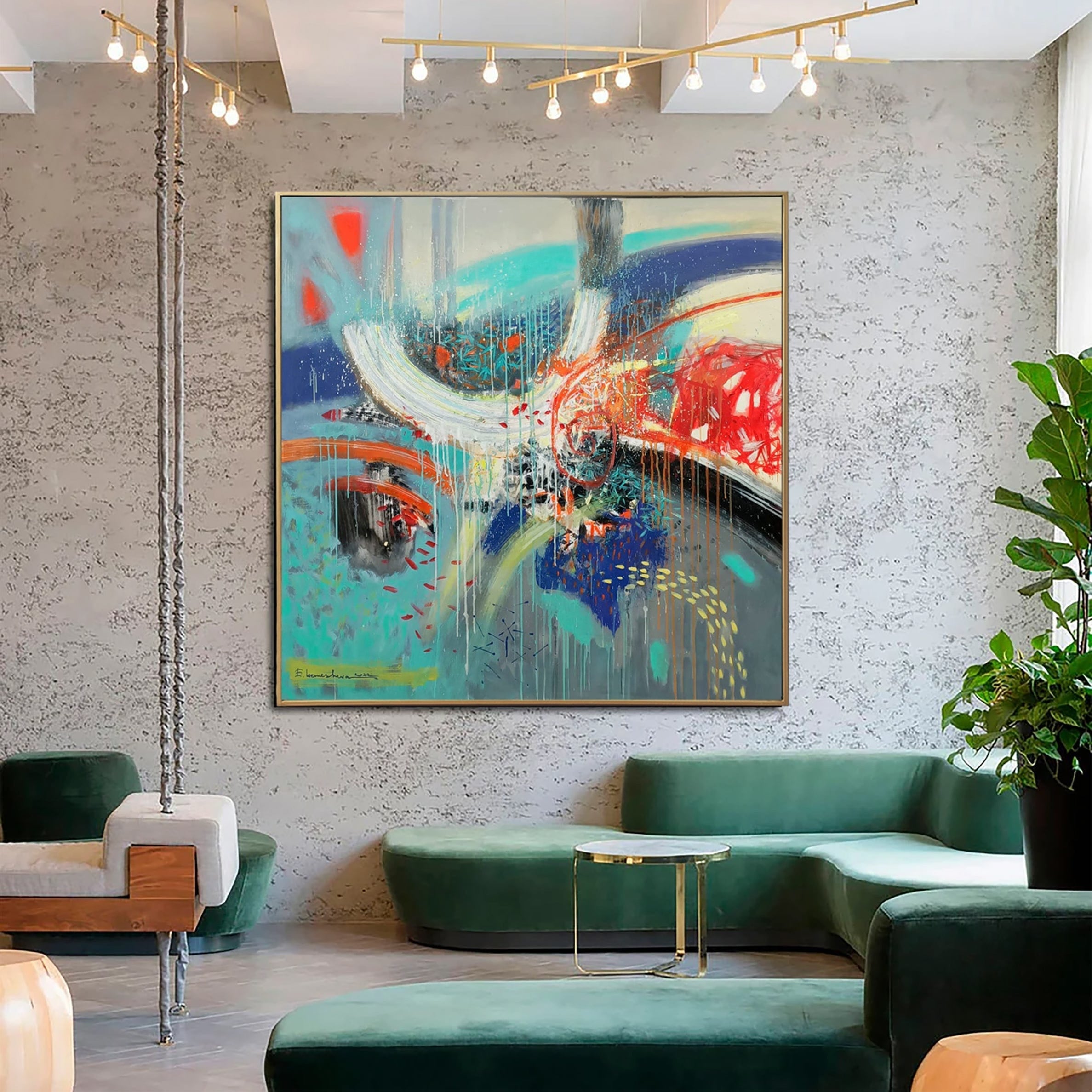 BLOOMING LIFE 40"x40"