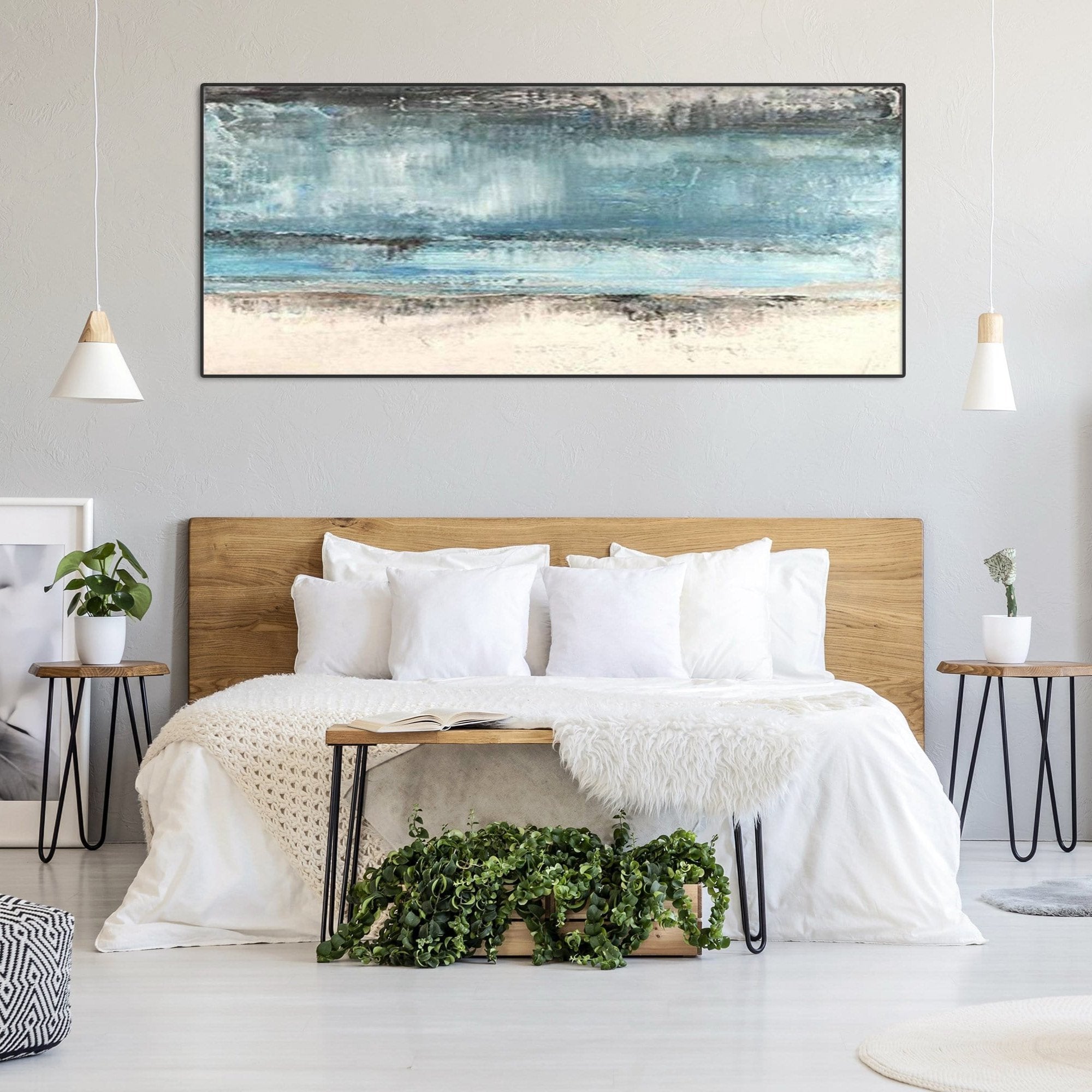 Wall art living room SEA BEACH