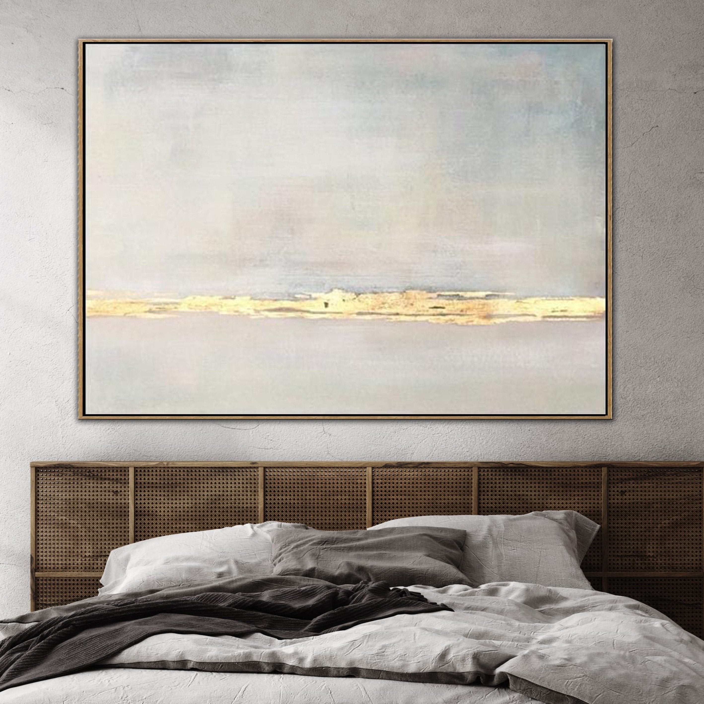 Large canvas abstract art GLEAM