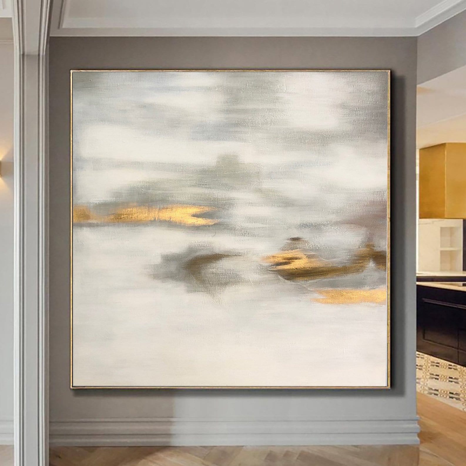 Abstract artwork contemporary MISTY WAY