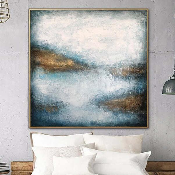 GOLDEN CLOUDS 27.5"x27.5"