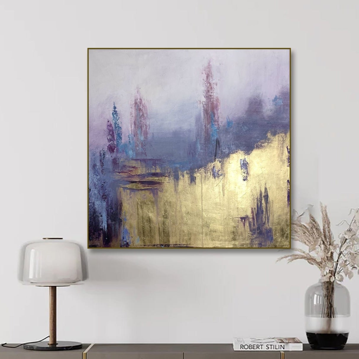 Luxury textured abstract oil painting ASTRAL BODIES