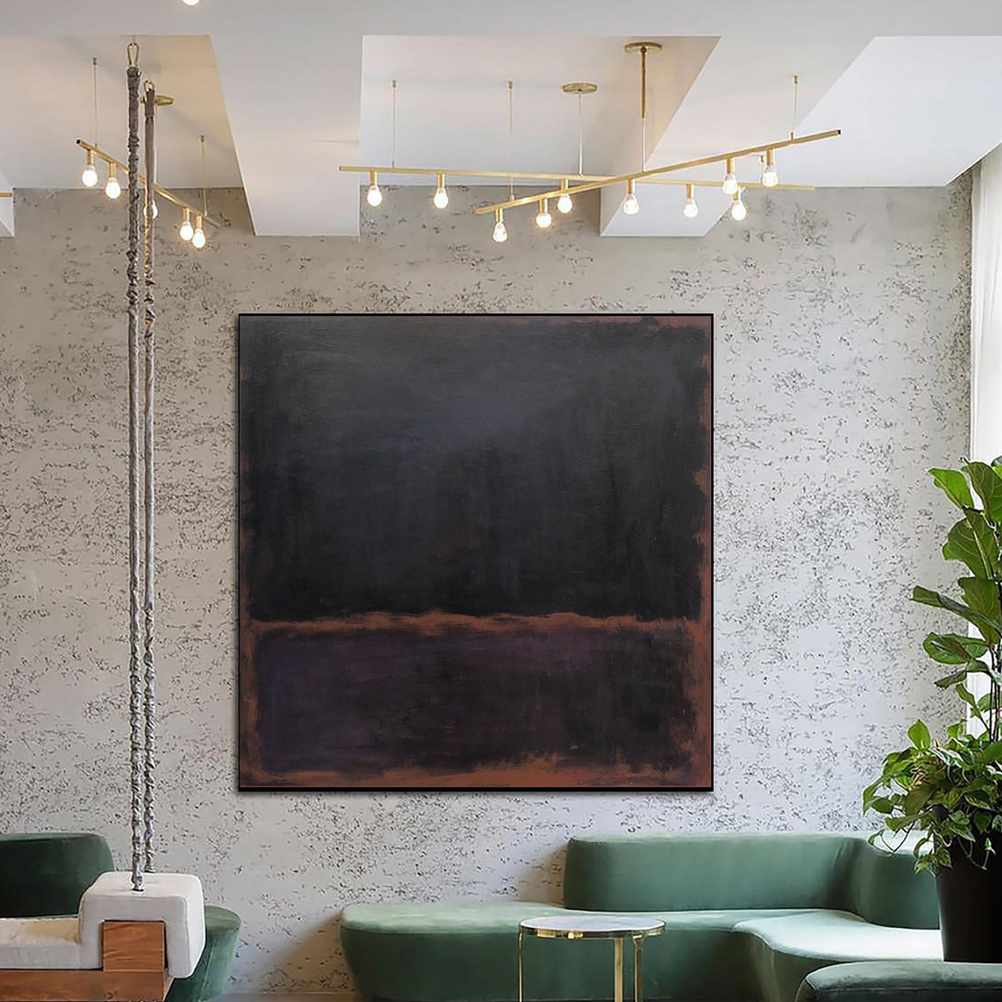 Abstract art of Mark Rothko's style DARK ART