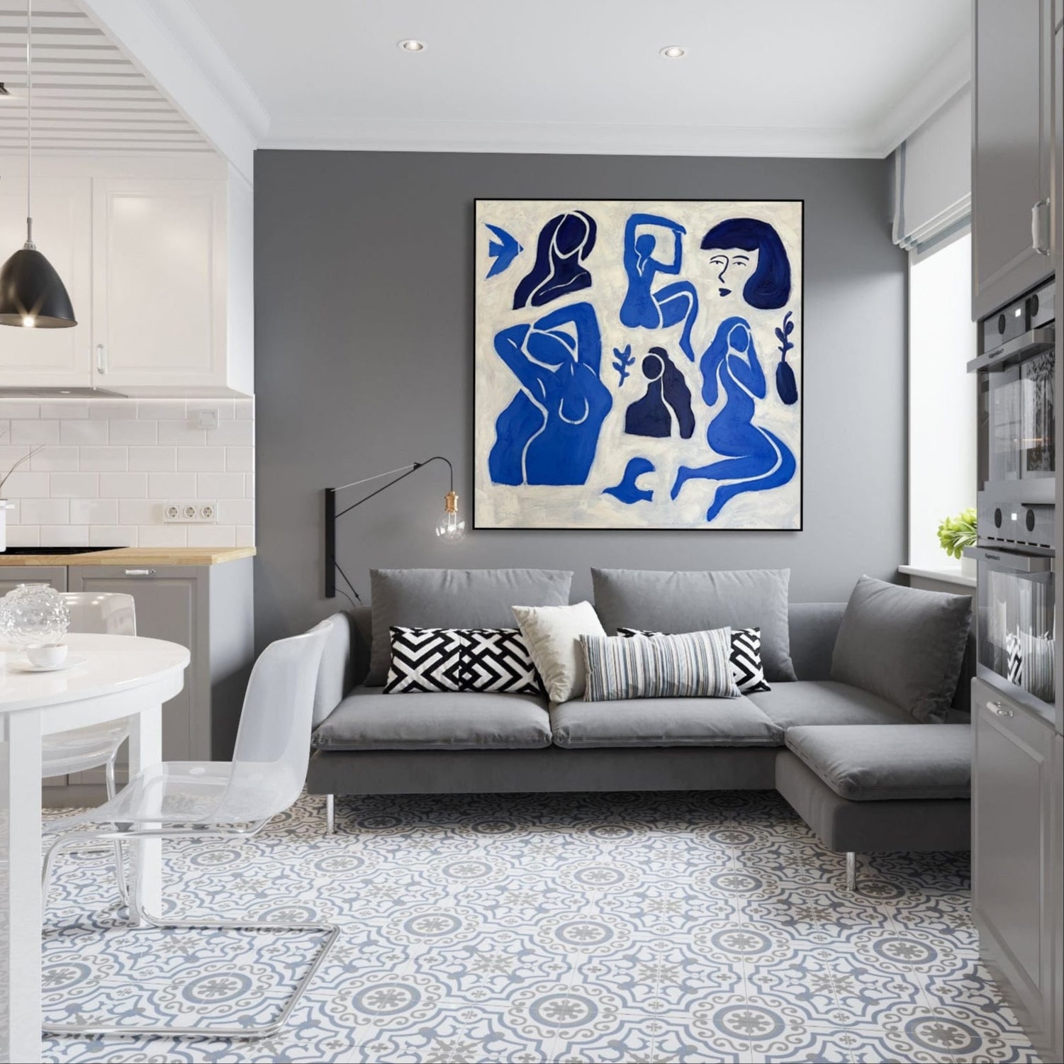 Modern abstract geometric art HEN-PARTY