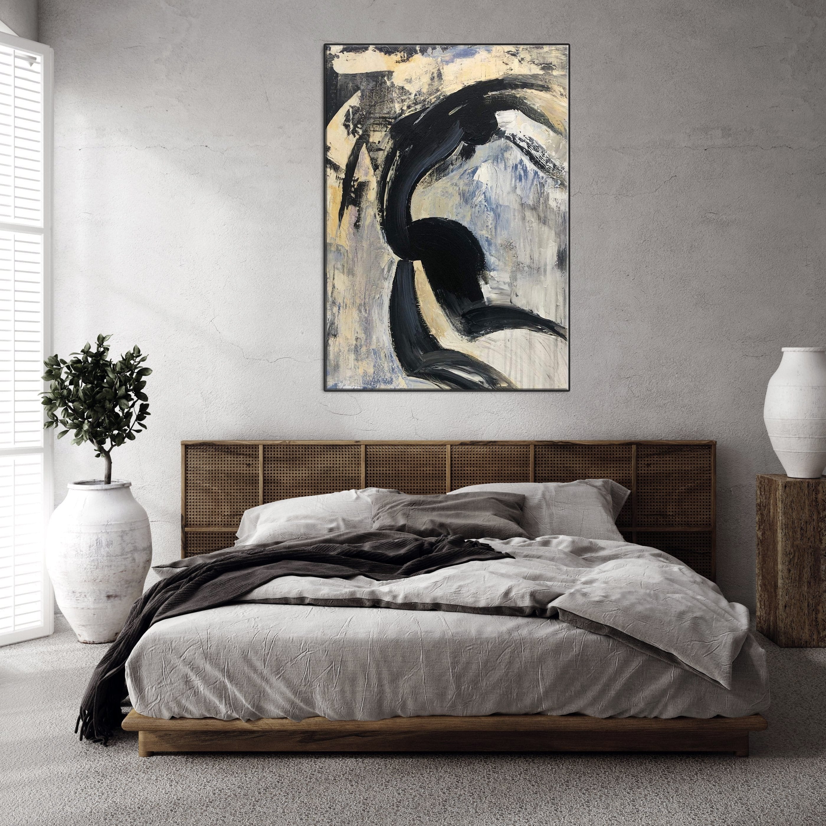 Figurative abstract monochrome art ABSTRACT NAKED