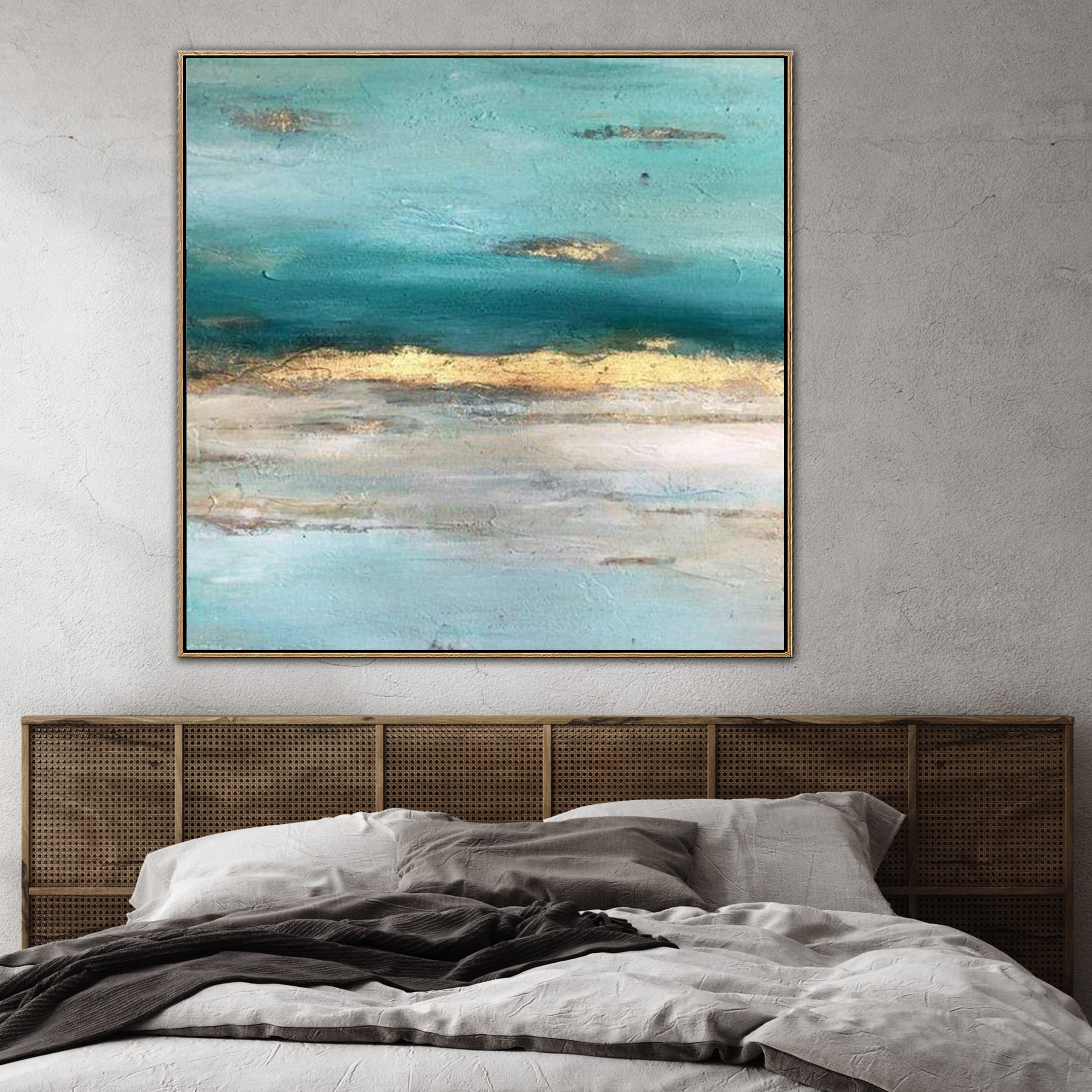 Serene horizon abstract art SUNSET OVERDRIVE