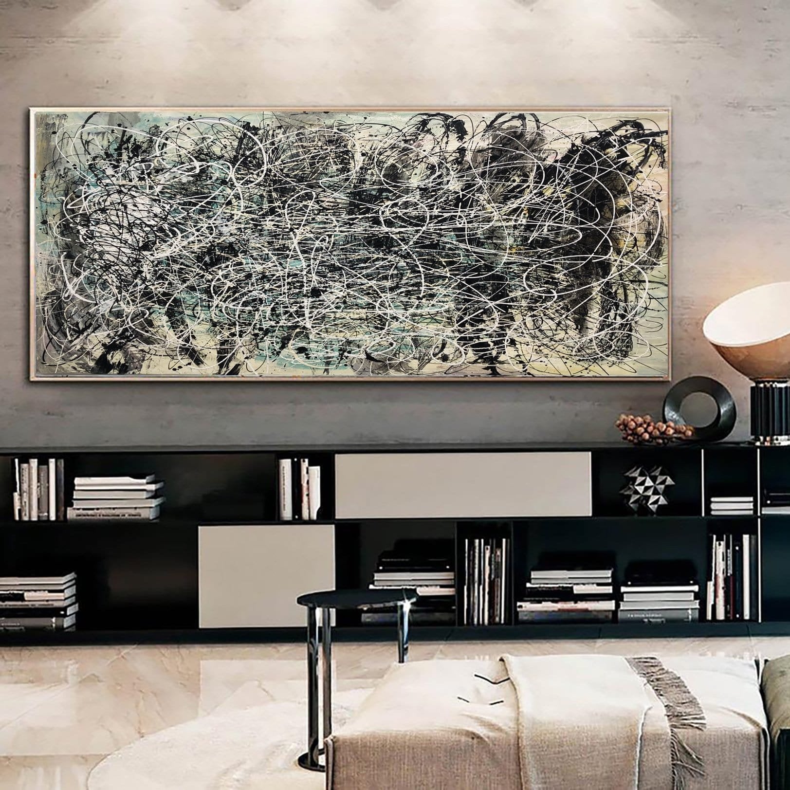 Jackson pollock abstract art GHOSTLY VISION