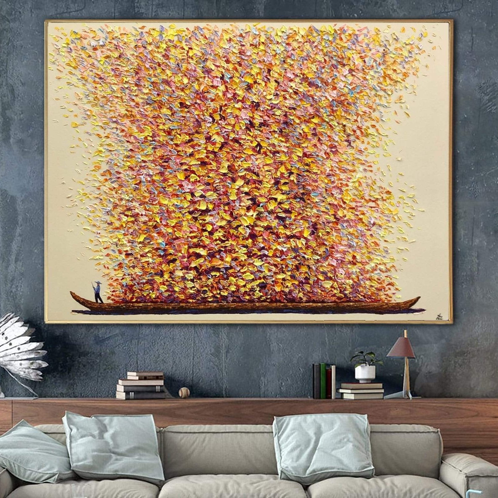 Modern abstract artwork GONDOLA