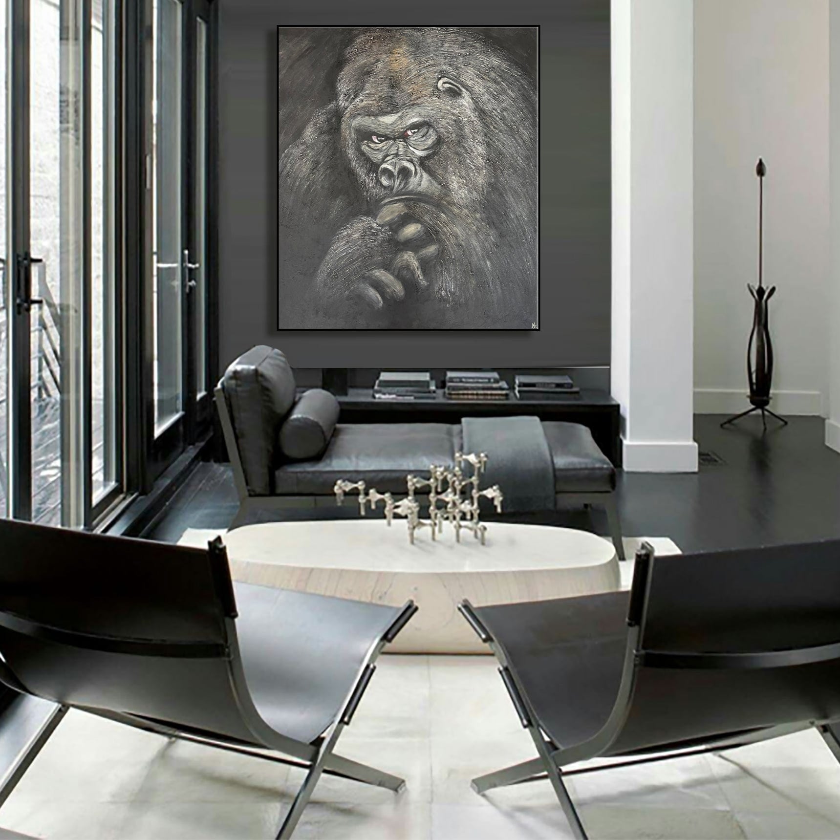 PIERCING GAZE 63"x55"