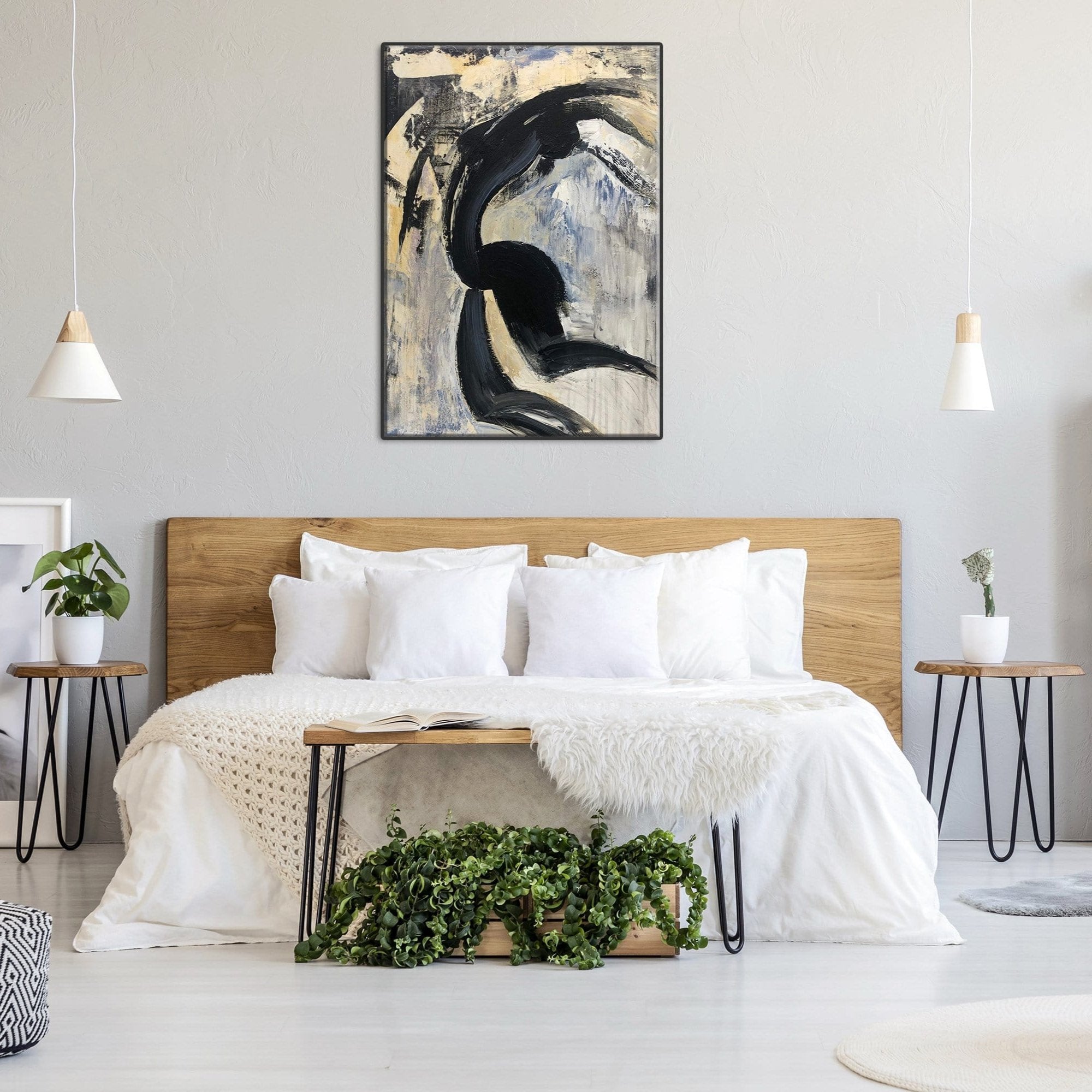 Figurative abstract monochrome art ABSTRACT NAKED