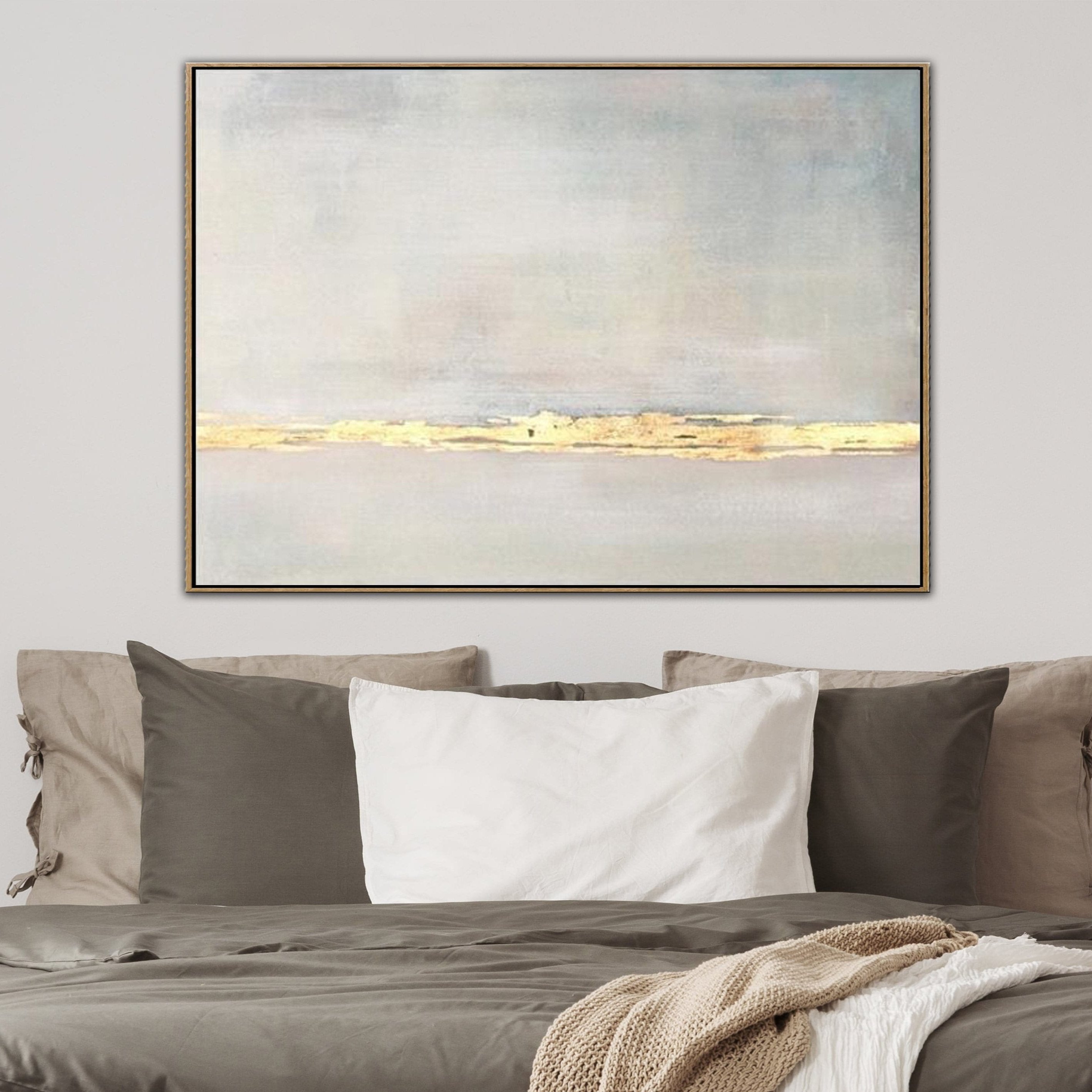 Large canvas abstract art GLEAM
