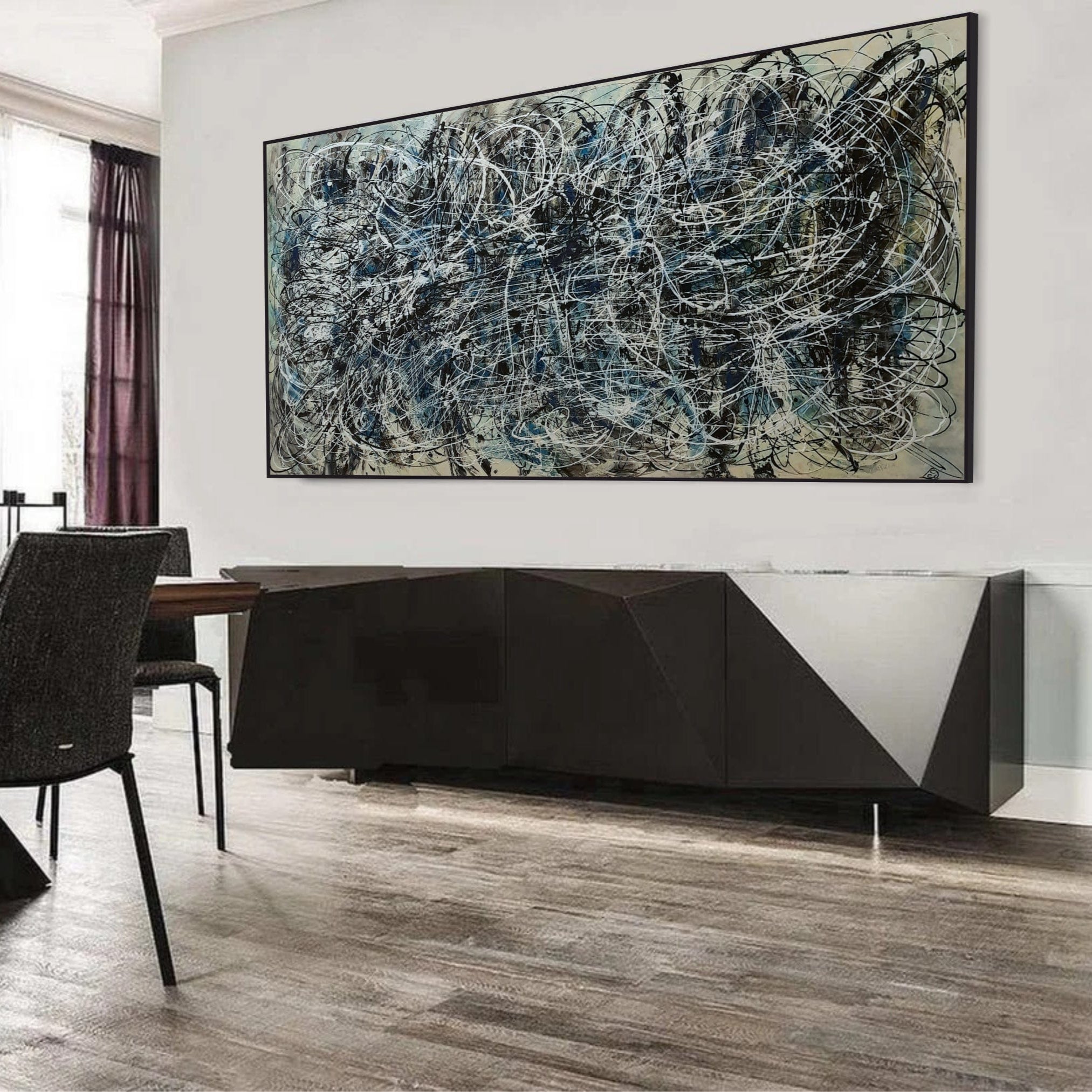 Abstract splashes of emotion art DISTURBANCE