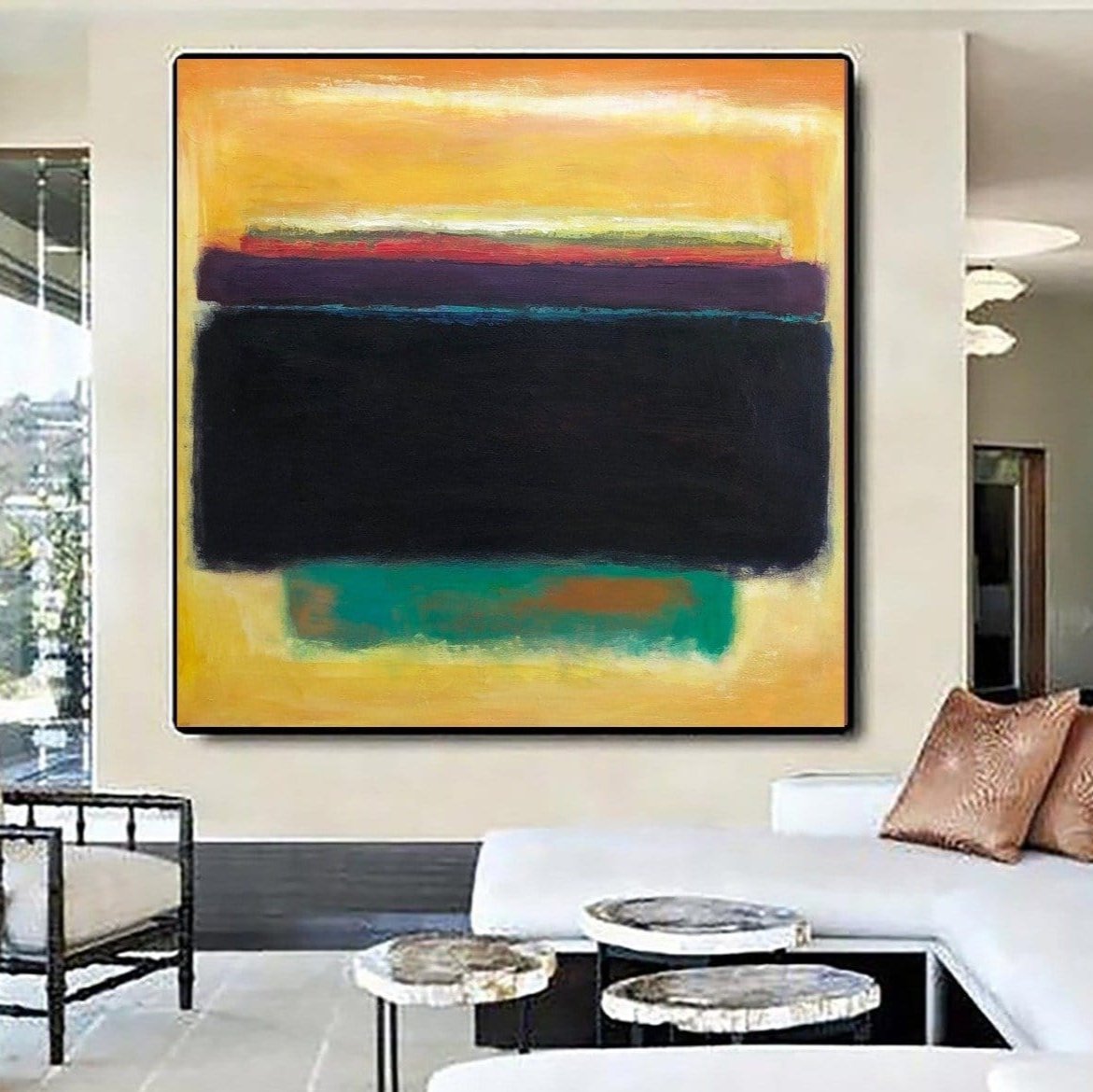Minimalist painting ABSTRACT HORIZON