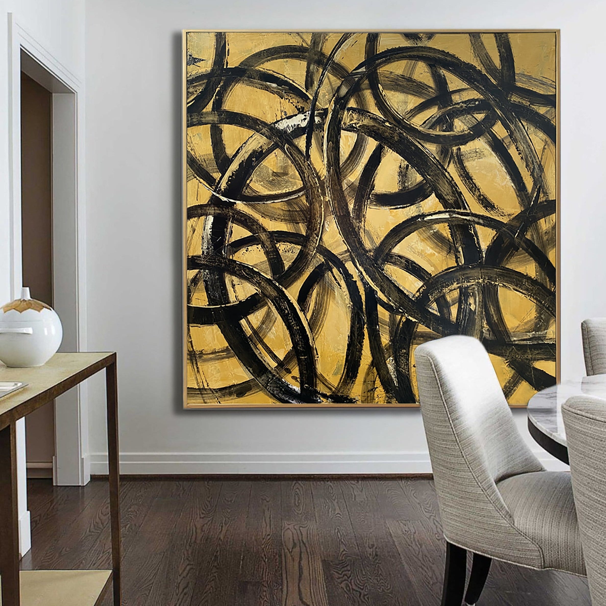 Abstract line art for home decor EXPLICITNESS