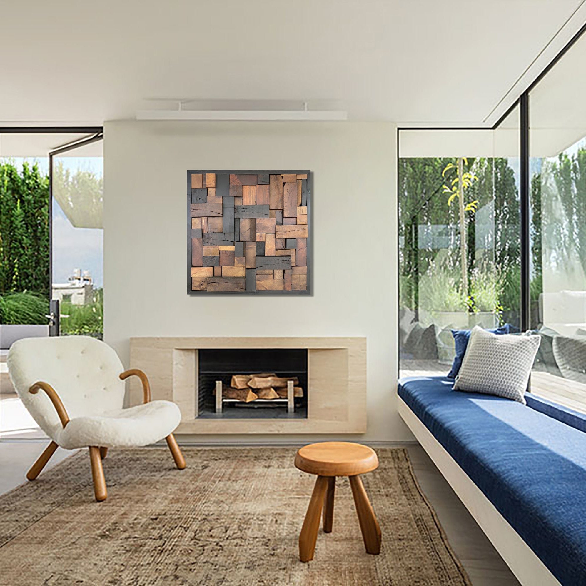 WOODEN STYLE 28.7"x28.7"