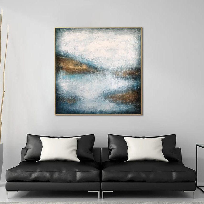 GOLDEN CLOUDS 27.5"x27.5"