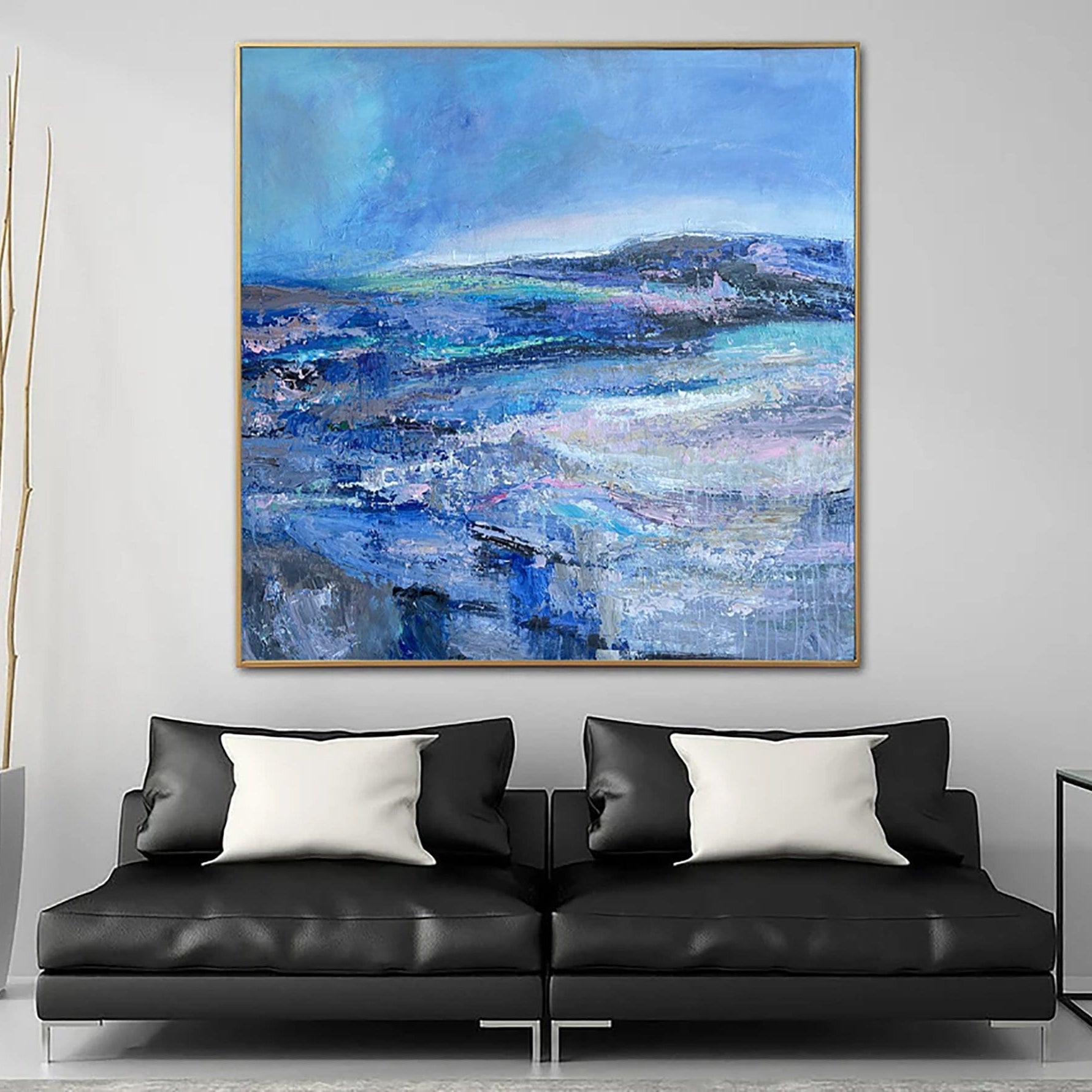 BLUE WATER 40"x40"
