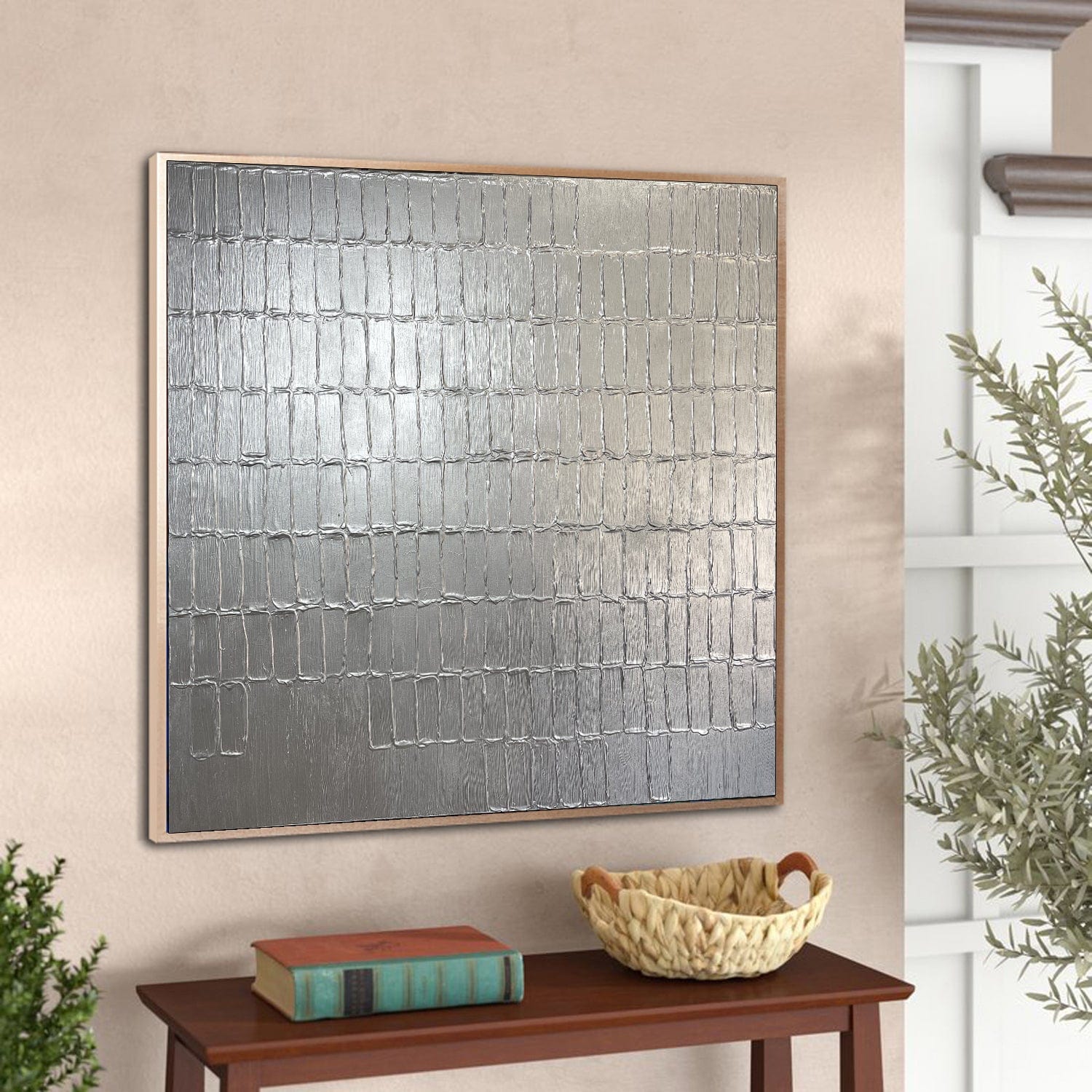 SILVER TILES 46"x46"