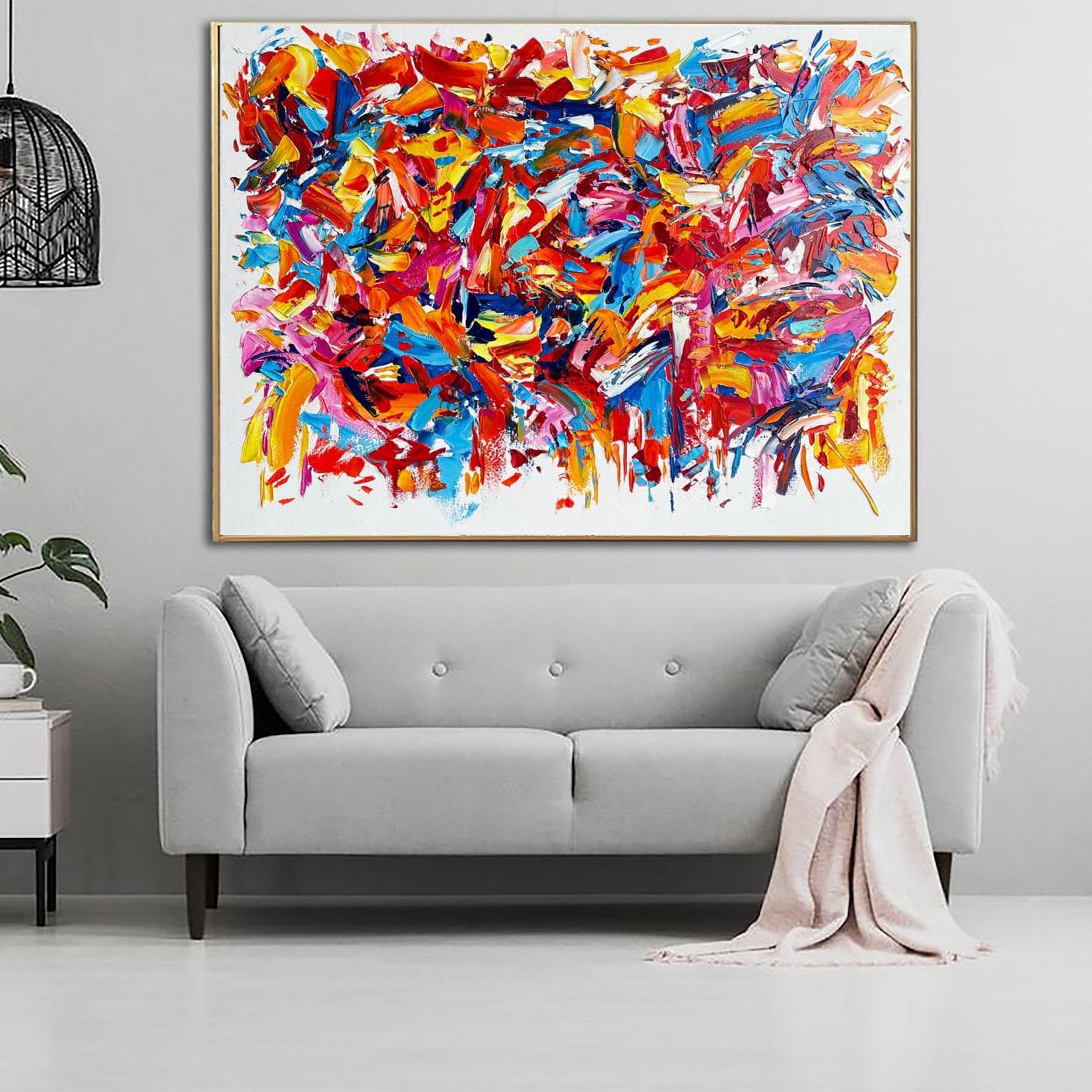 Impasto style paintings COLORS OF SPRING