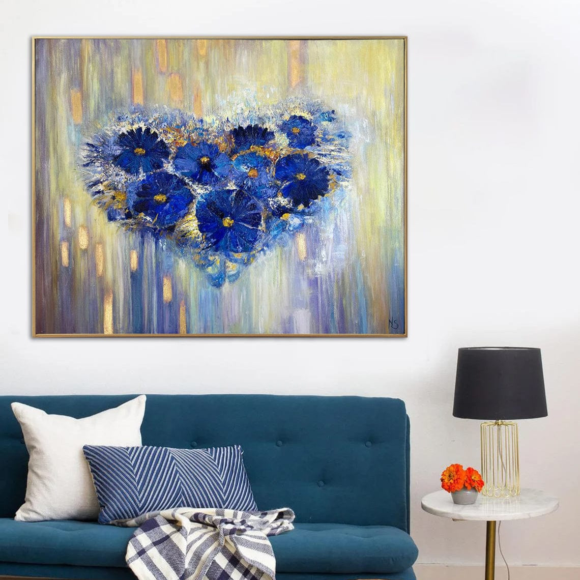 FLOWER HEART 40.2"x50"