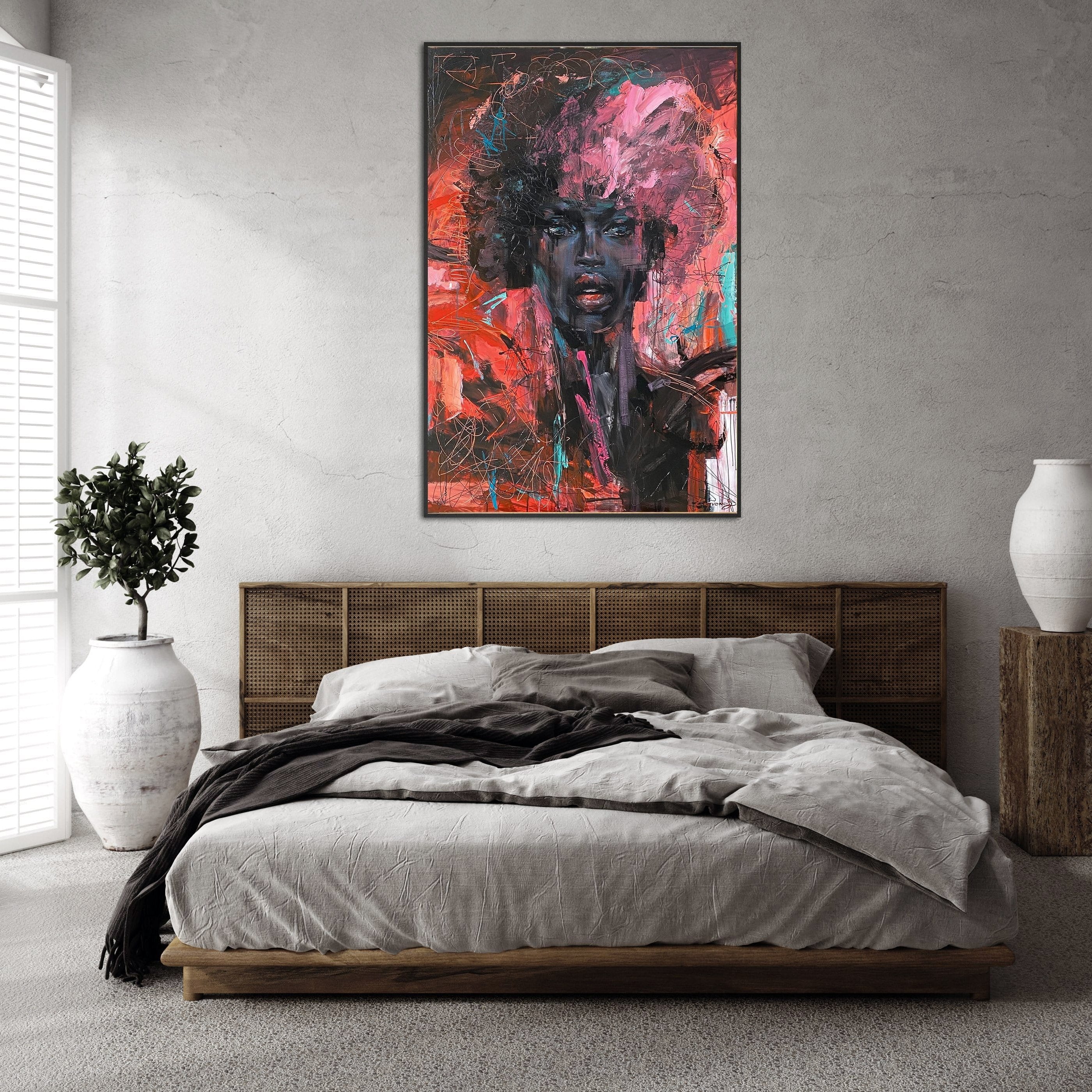 Figurative abstract art SHADY LADY