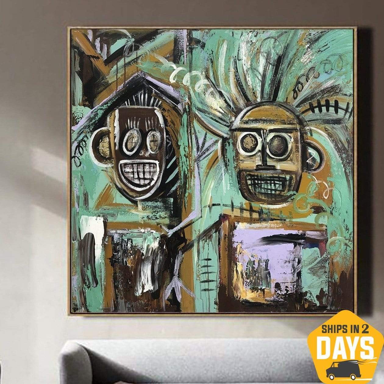 BEST FRIENDS 40"x40"