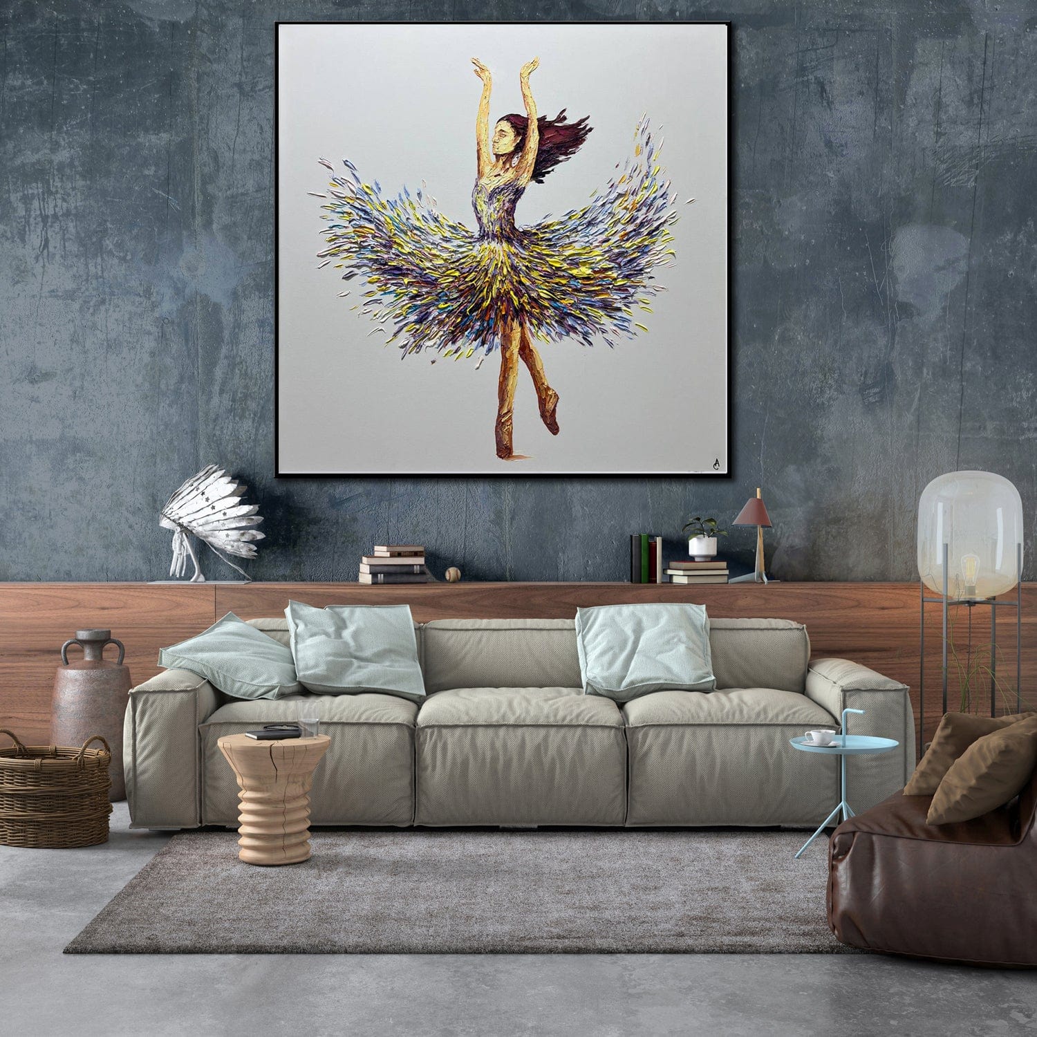 BALLERINA ROSE 26"x26"