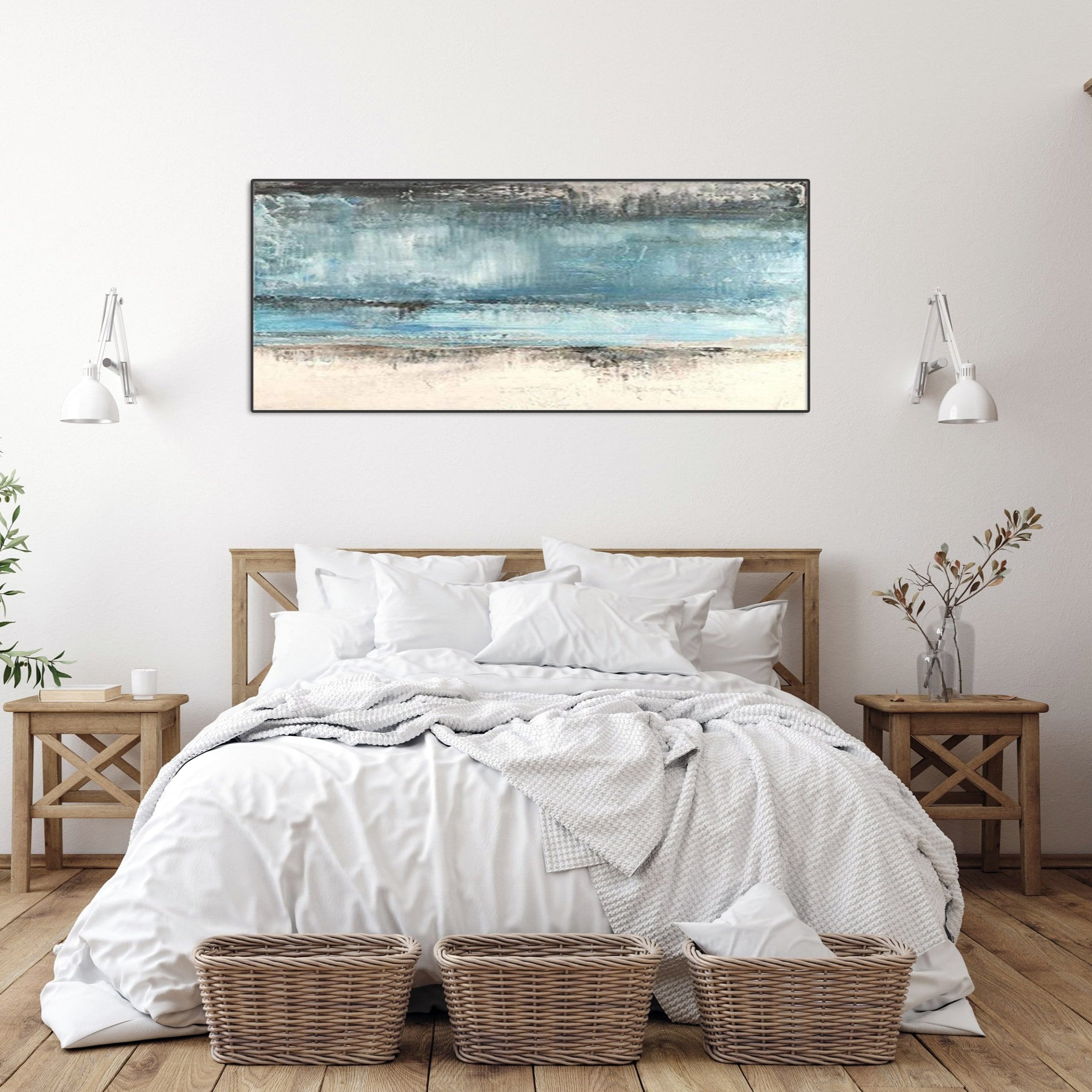 Wall art living room SEA BEACH